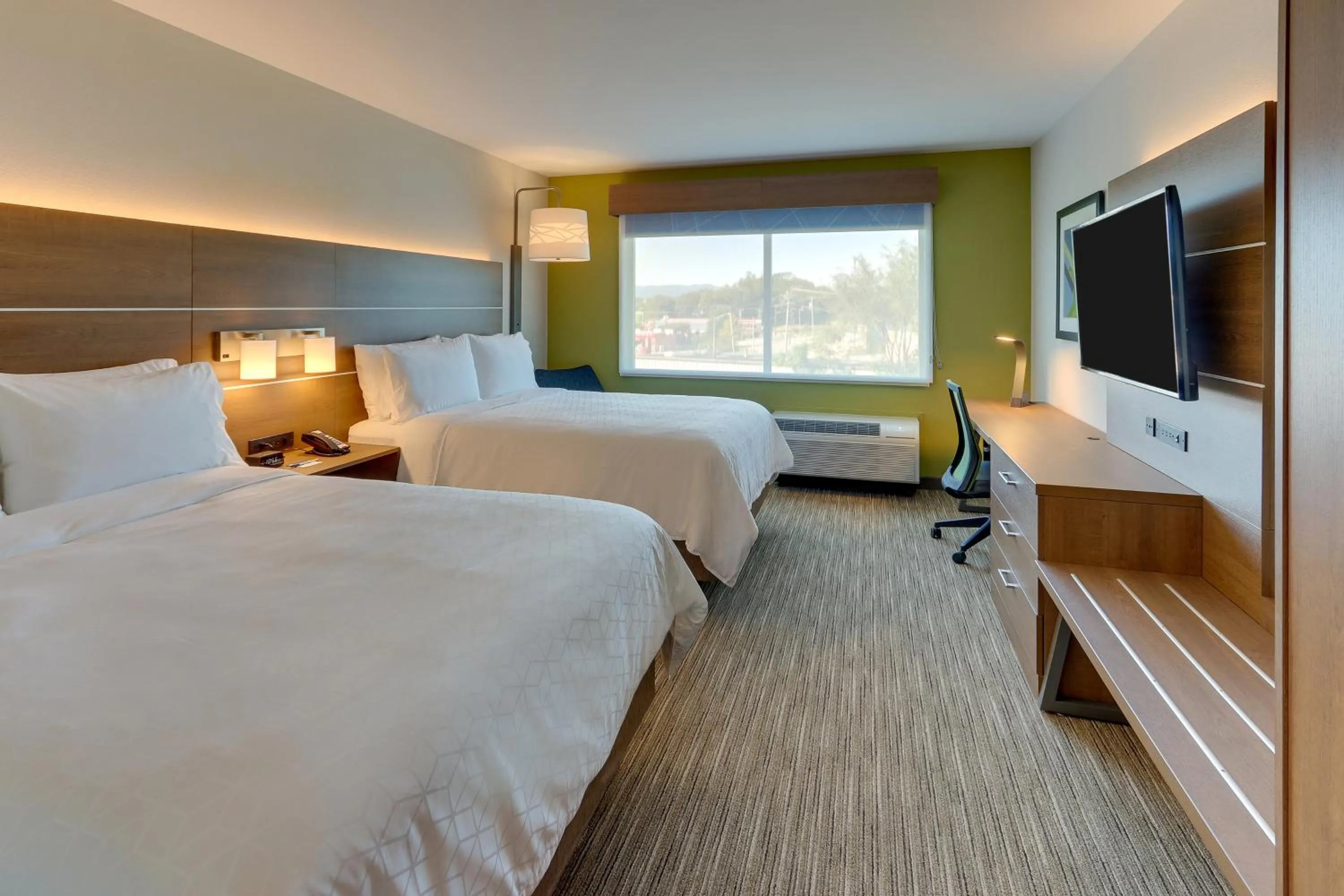 Photo of the whole room, Bed in Holiday Inn Express & Suites - Roanoke – Civic Center