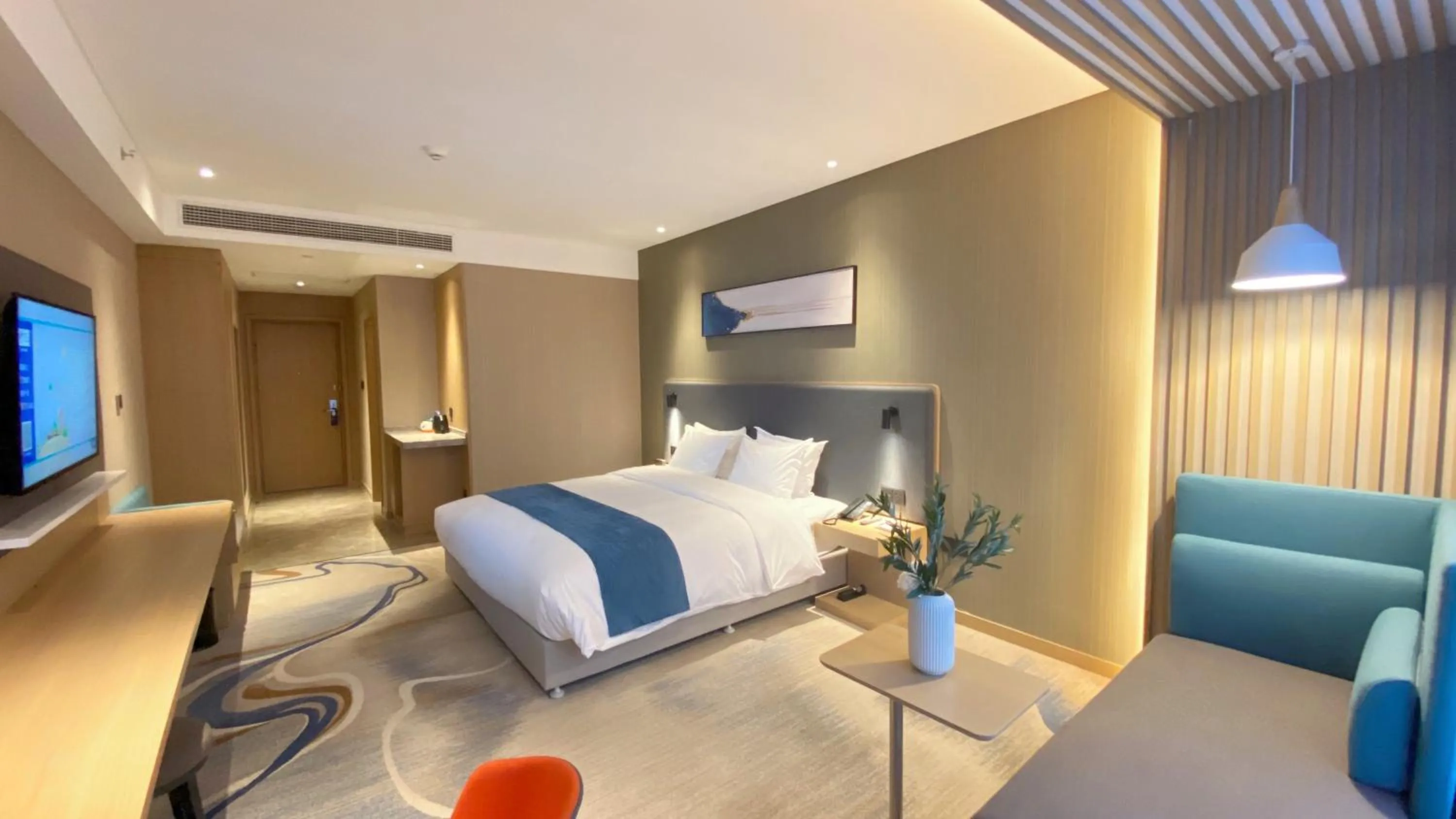 Bed in Holiday Inn Express Liaocheng Chiping by IHG