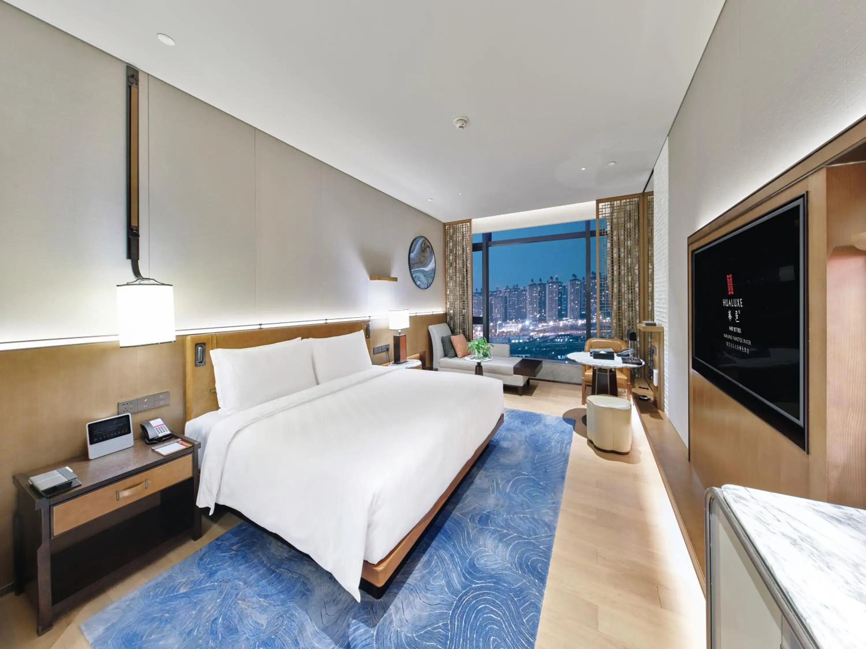 Property building, Bed in HUALUXE Nanjing Yangtze River Property building, Bed in HUALUXE Nanjing Yangtze River