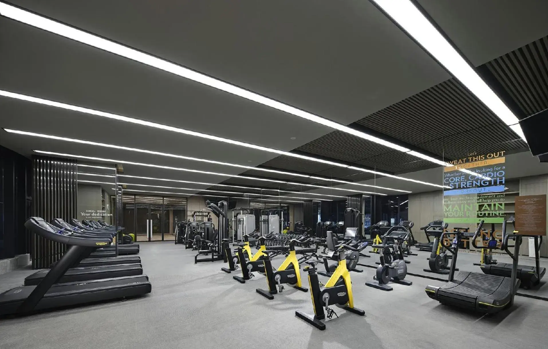 Fitness centre/facilities in EVEN Hotel Nanjing Yangtze River by IHG Fitness centre/facilities in EVEN Hotel Nanjing Yangtze River by IHG