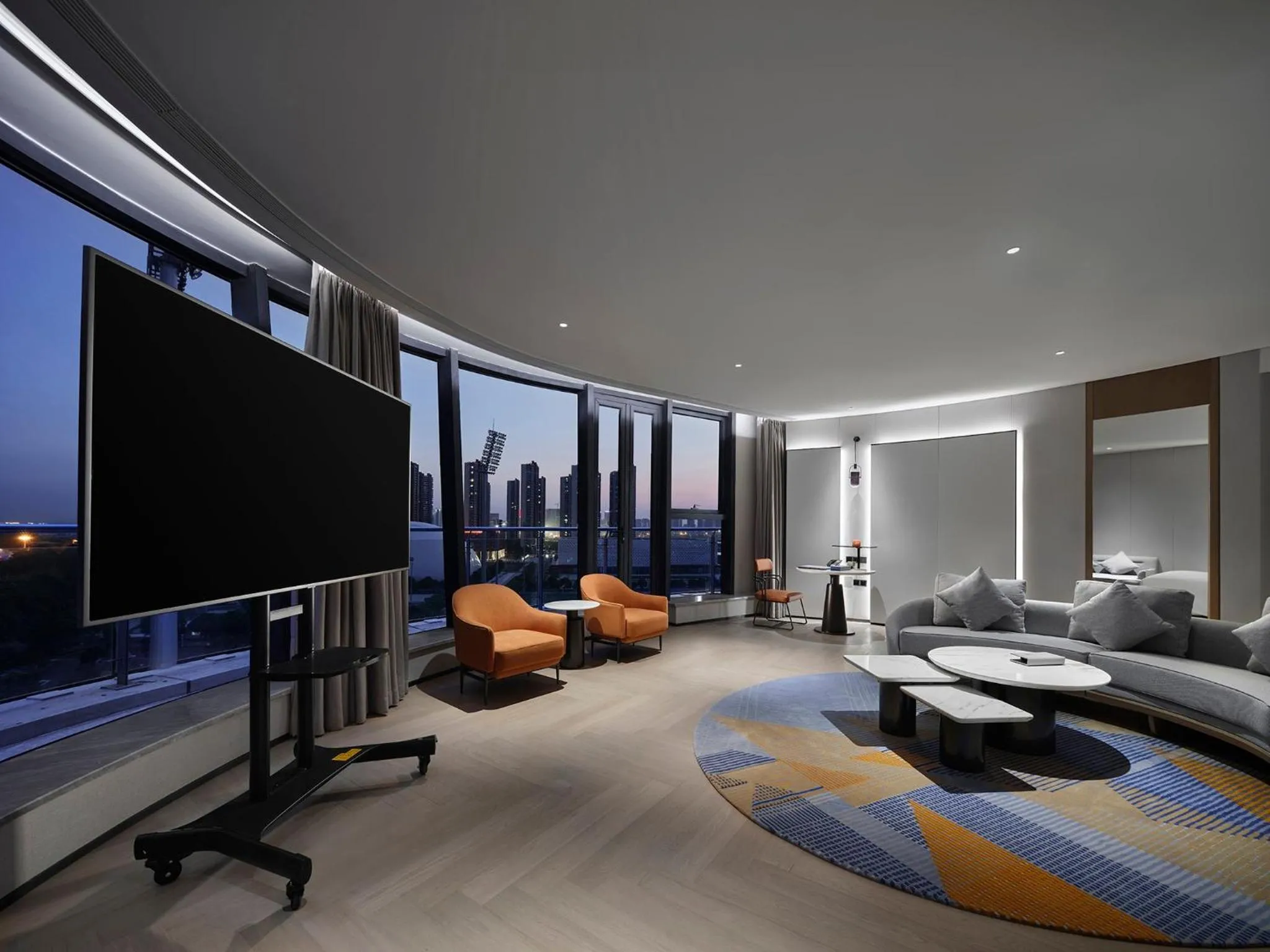 Photo of the whole room in EVEN Hotel Nanjing Yangtze River by IHG