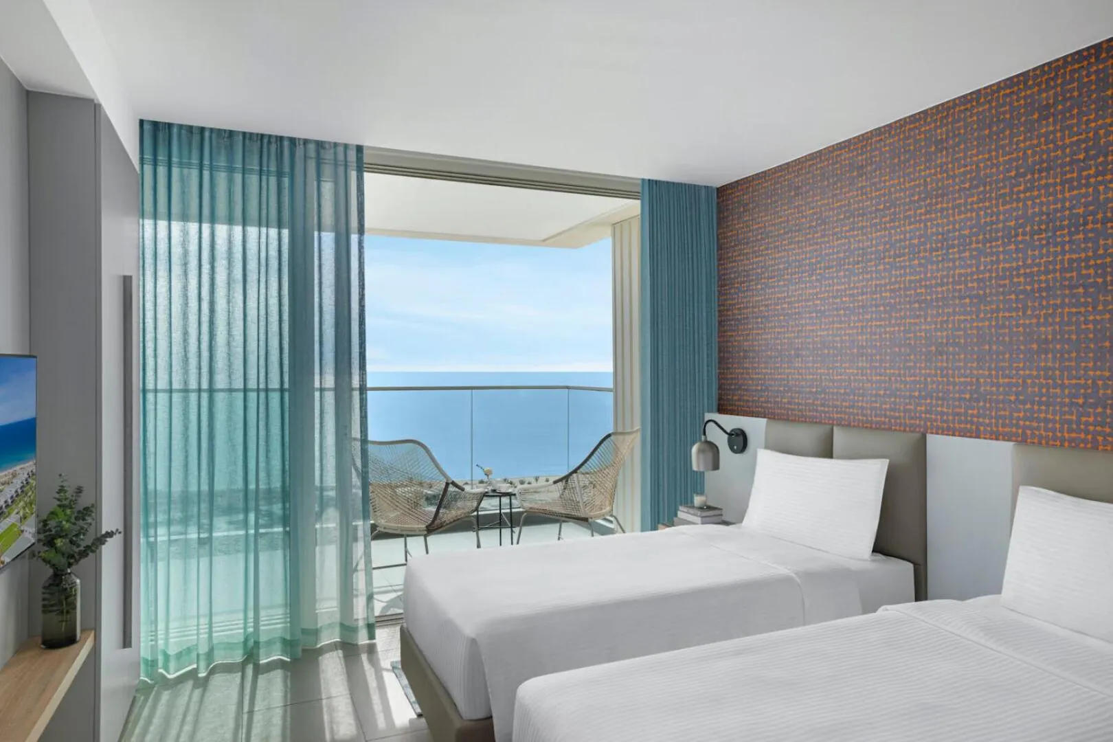 1 Bedroom Suite with Terrace Ocean View - Twin Bed in Alma Resort Cam Ranh
