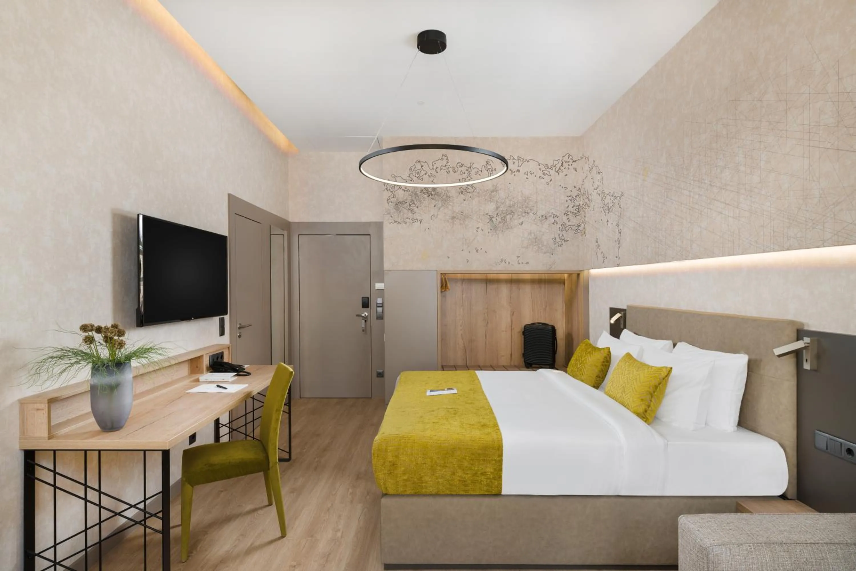 Bedroom, Bed in Hotel Vision Budapest by Continental Group