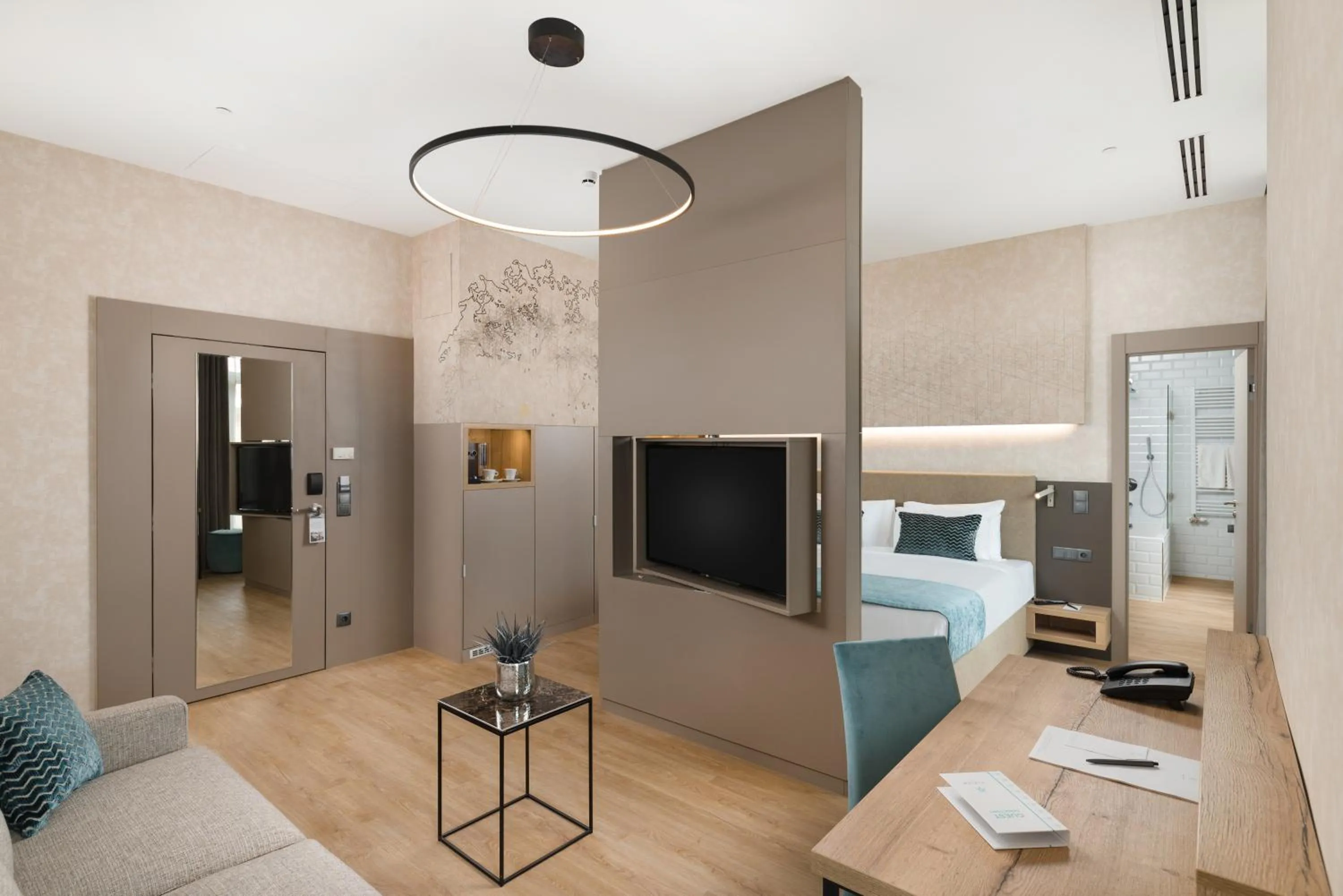 TV and multimedia, Bed in Hotel Vision Budapest by Continental Group