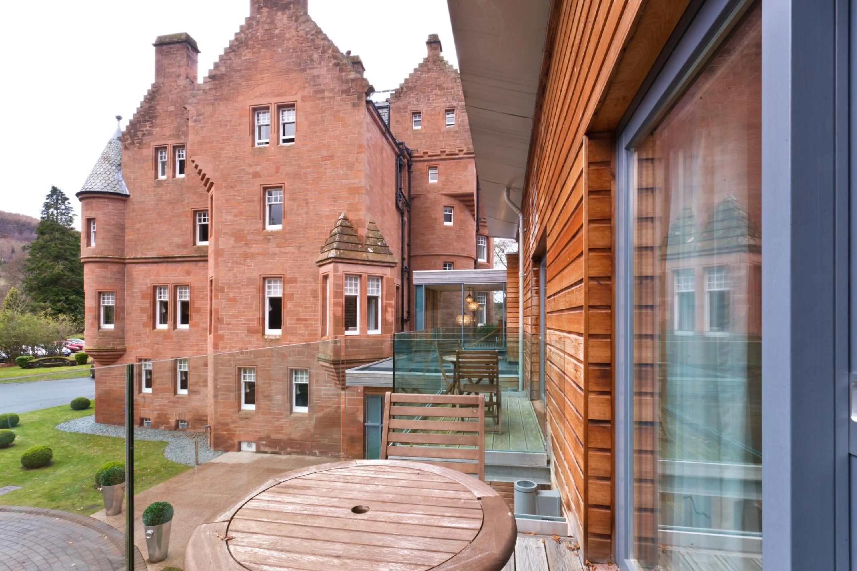 Property building in Fonab Castle Hotel