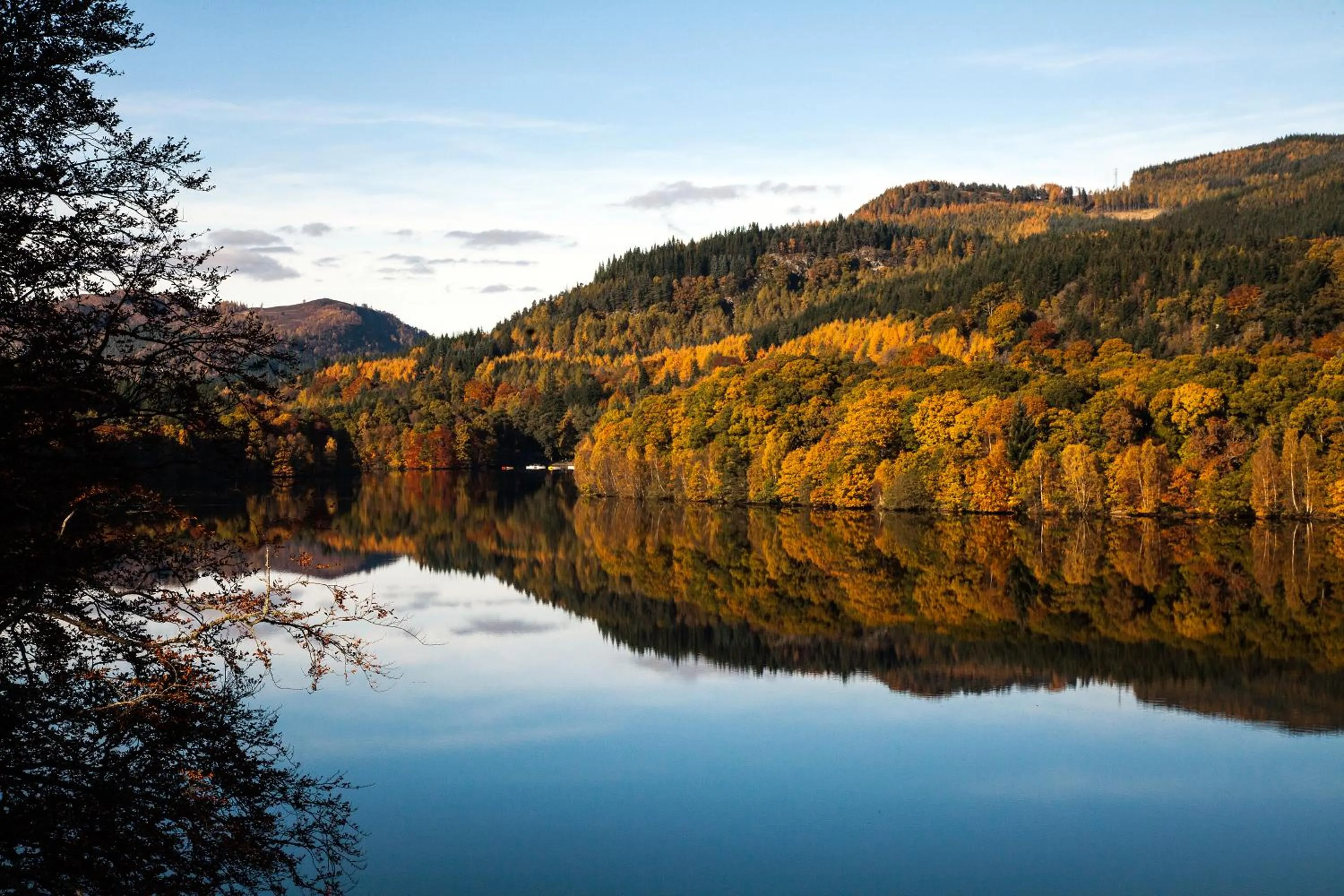 Lake view in Fonab Castle Hotel