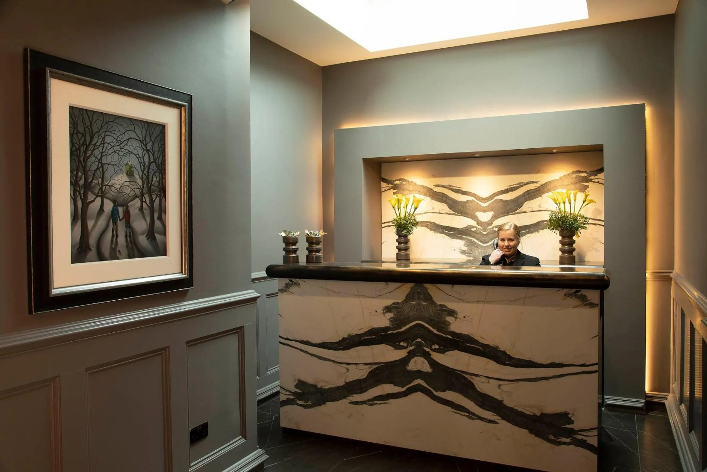 Lobby or reception in Fonab Castle Hotel