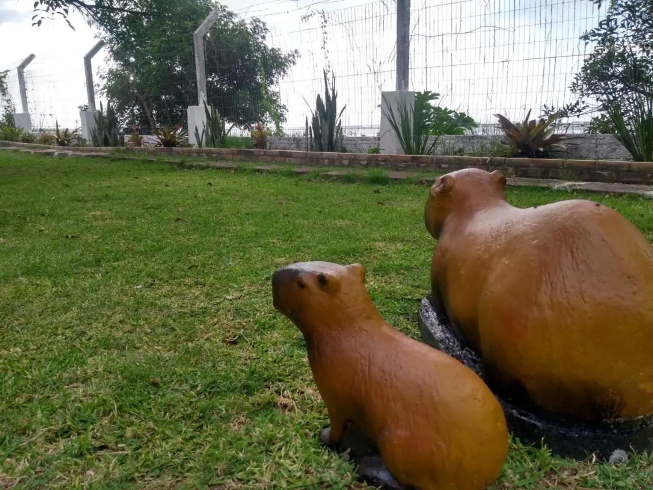 Inner courtyard view in Pousada Costa Doce