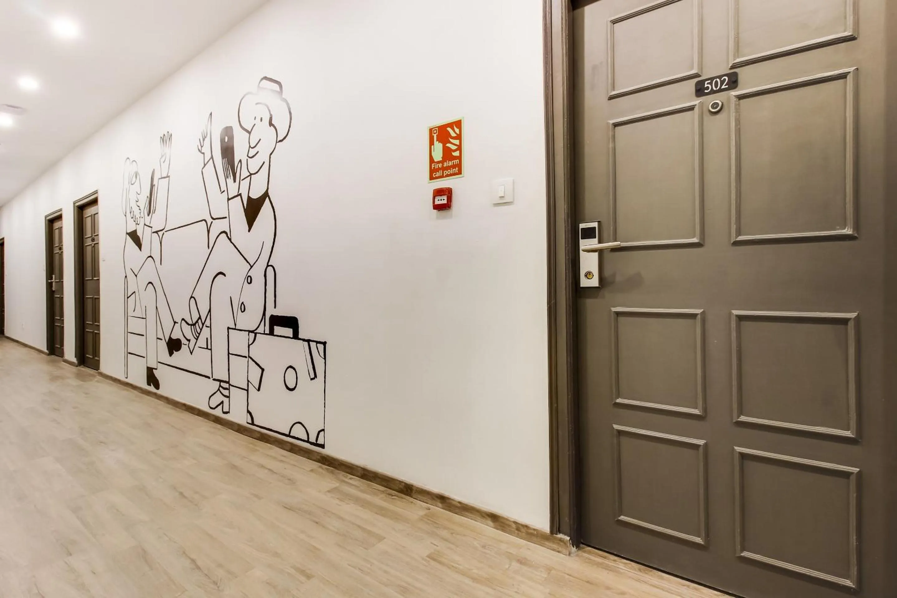 Lobby or reception in Super Townhouse De Alphabet