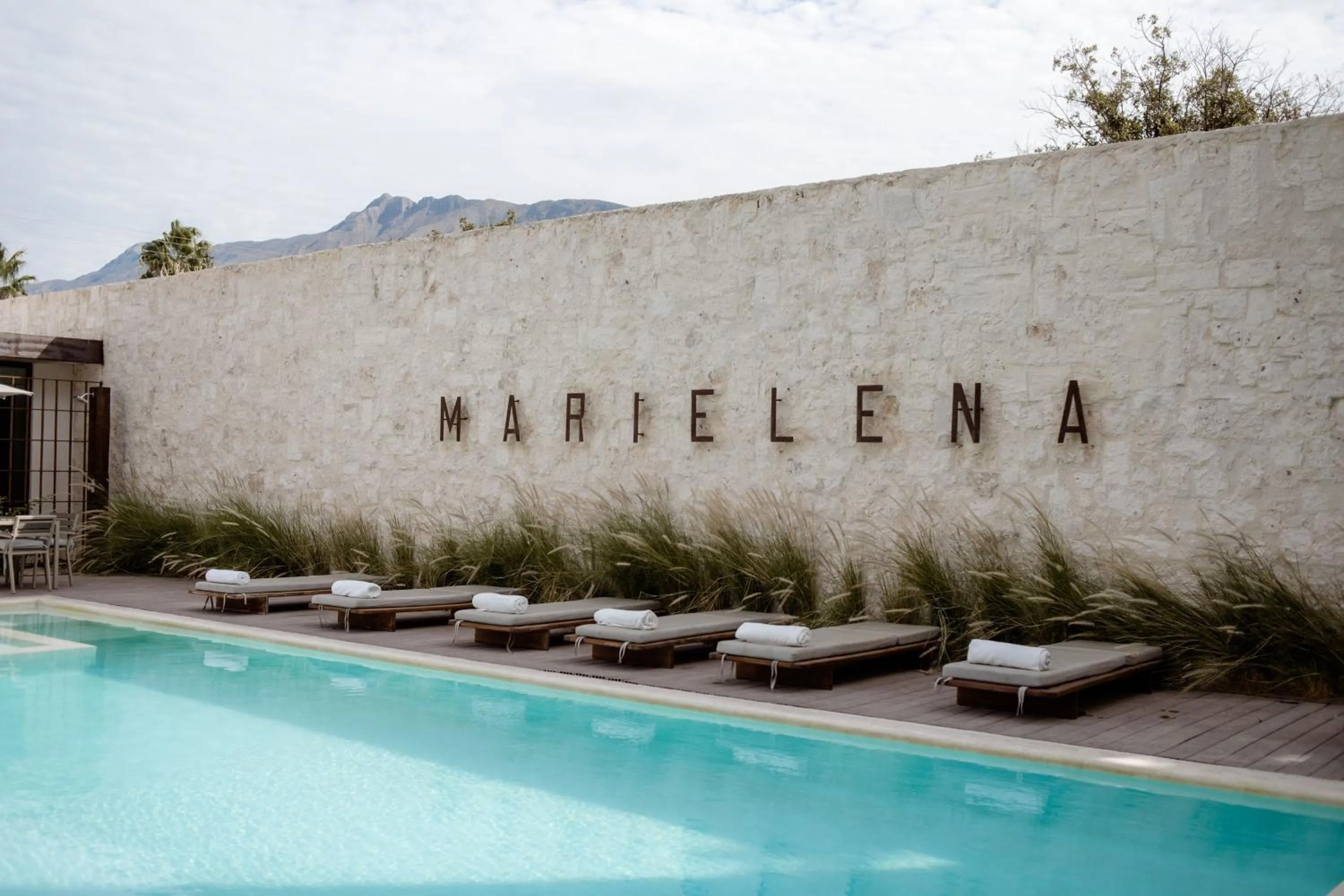 Swimming pool in Hotel Marielena