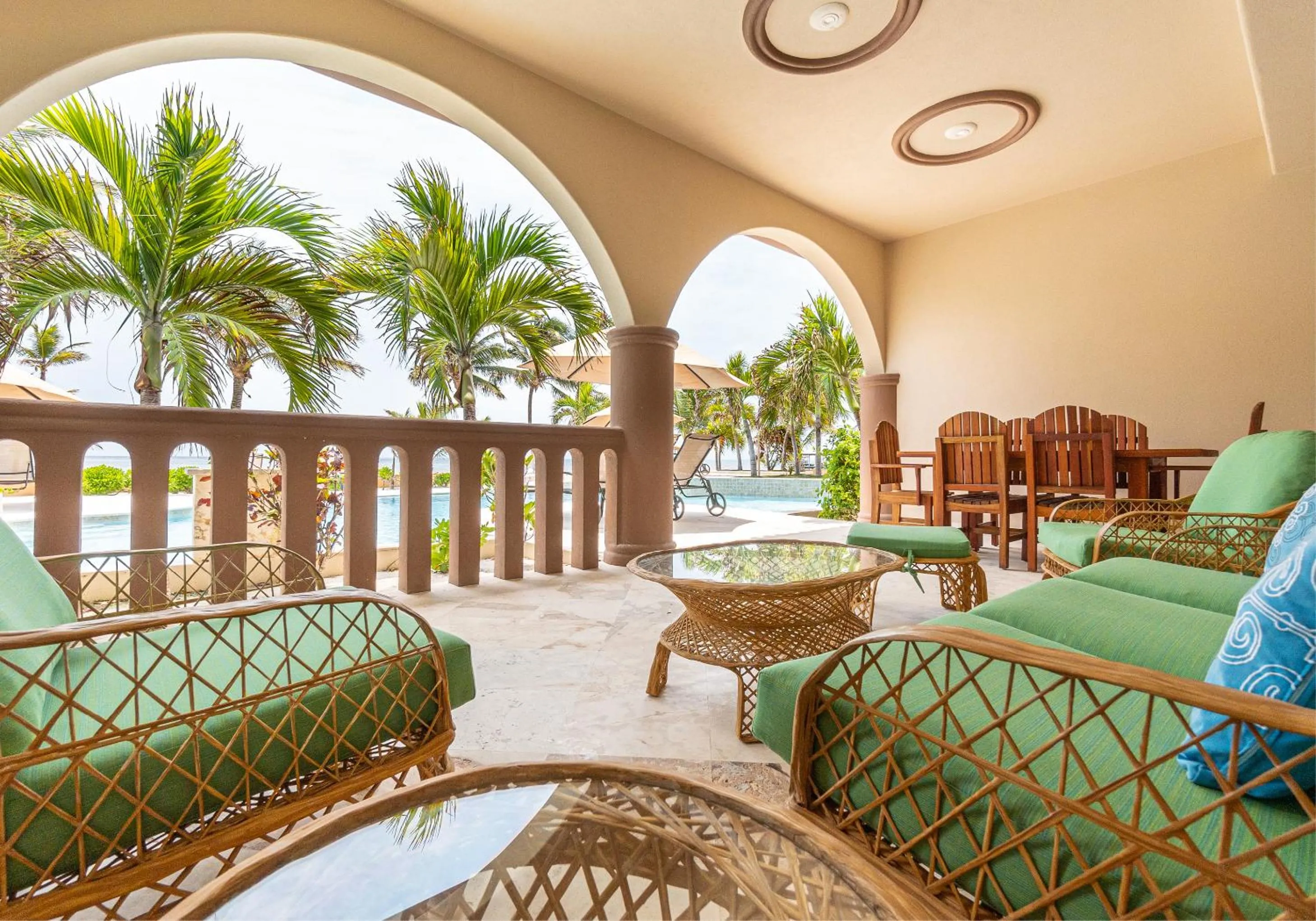 Balcony/Terrace in Belizean Cove Estates Beachfront Villas