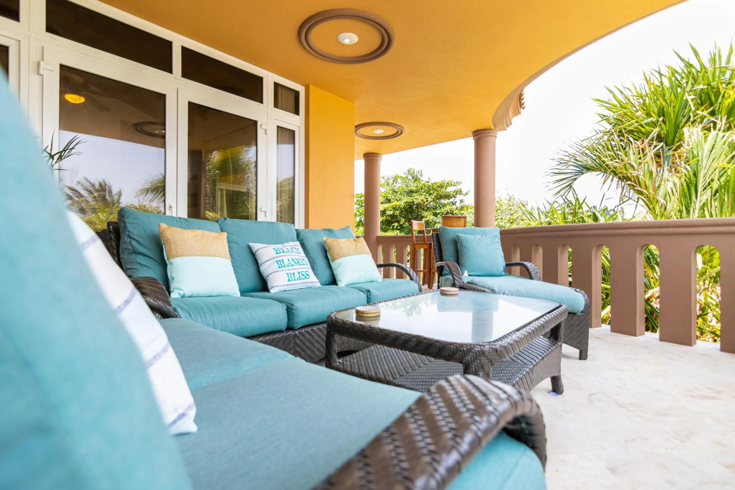 Balcony/Terrace in Belizean Cove Estates Beachfront Villas