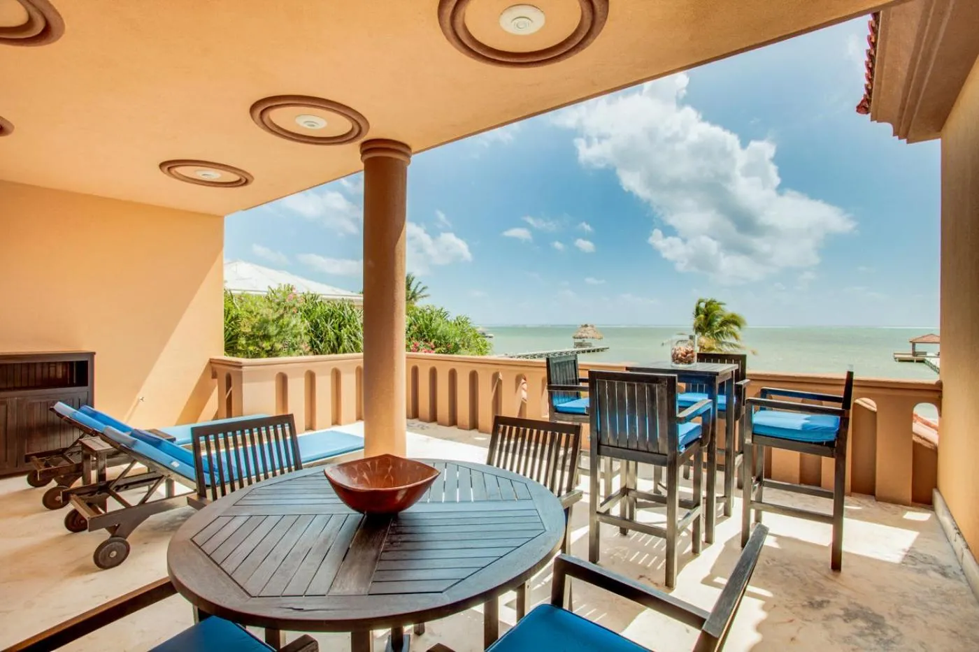 Balcony/Terrace in Belizean Cove Estates Beachfront Villas