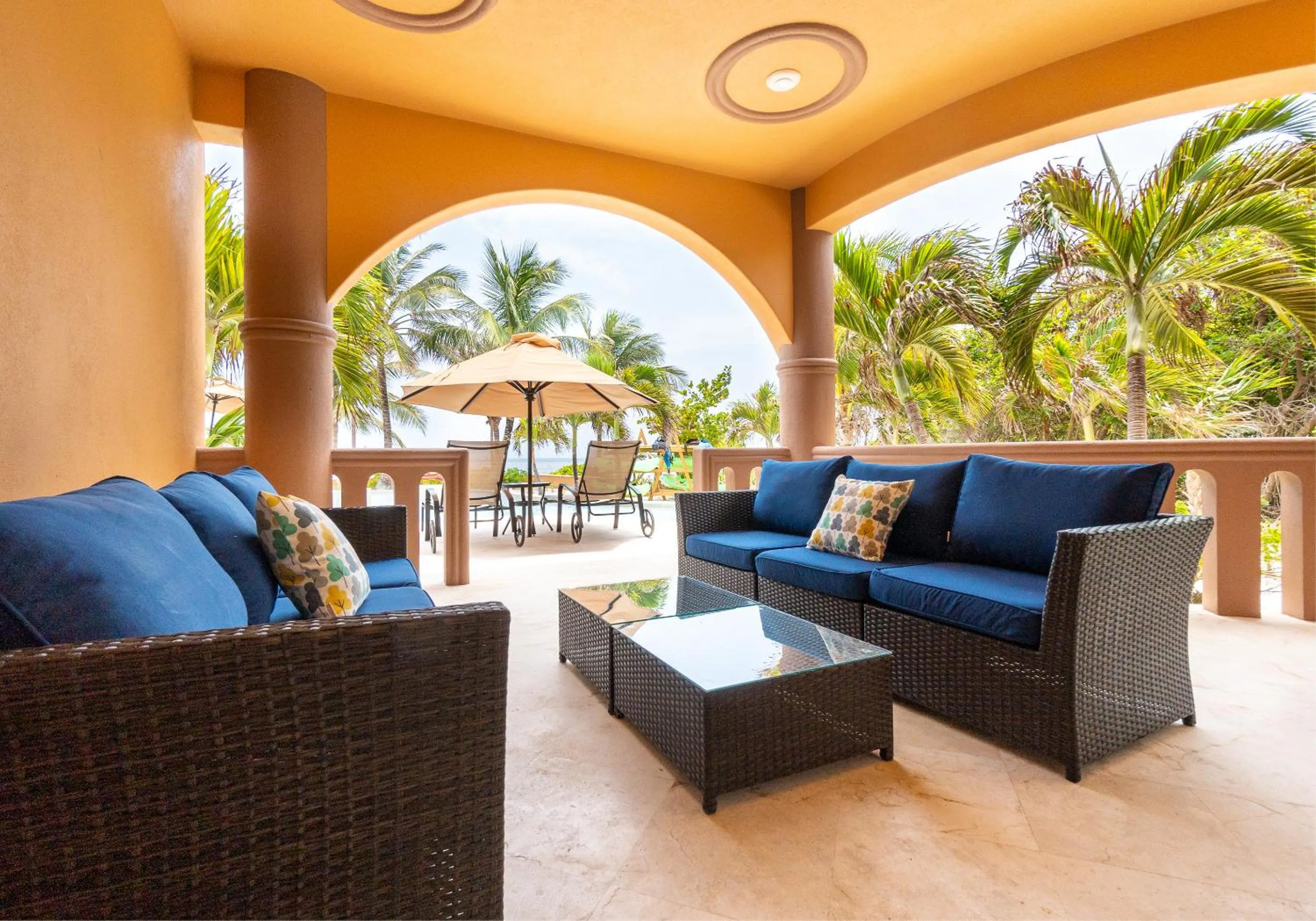 Balcony/Terrace in Belizean Cove Estates Beachfront Villas