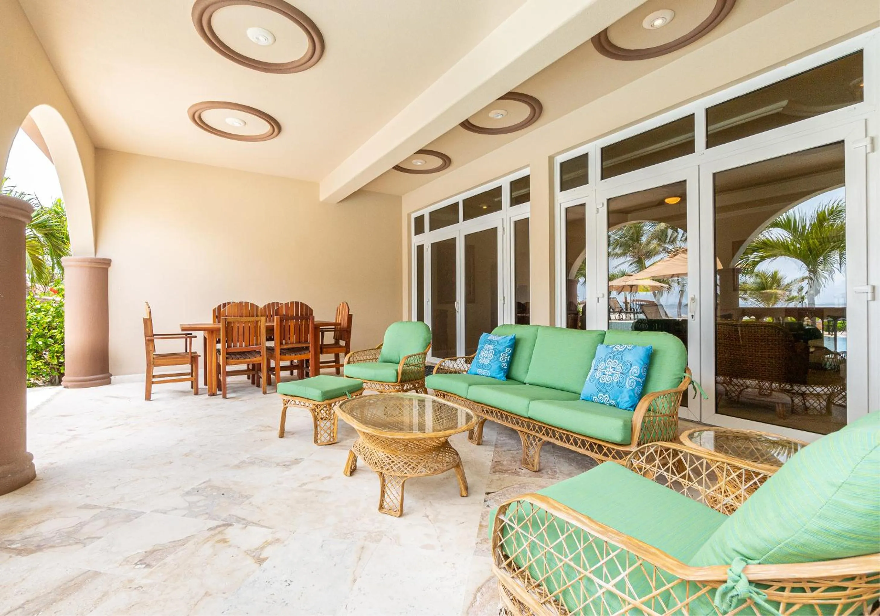 Balcony/Terrace in Belizean Cove Estates Beachfront Villas