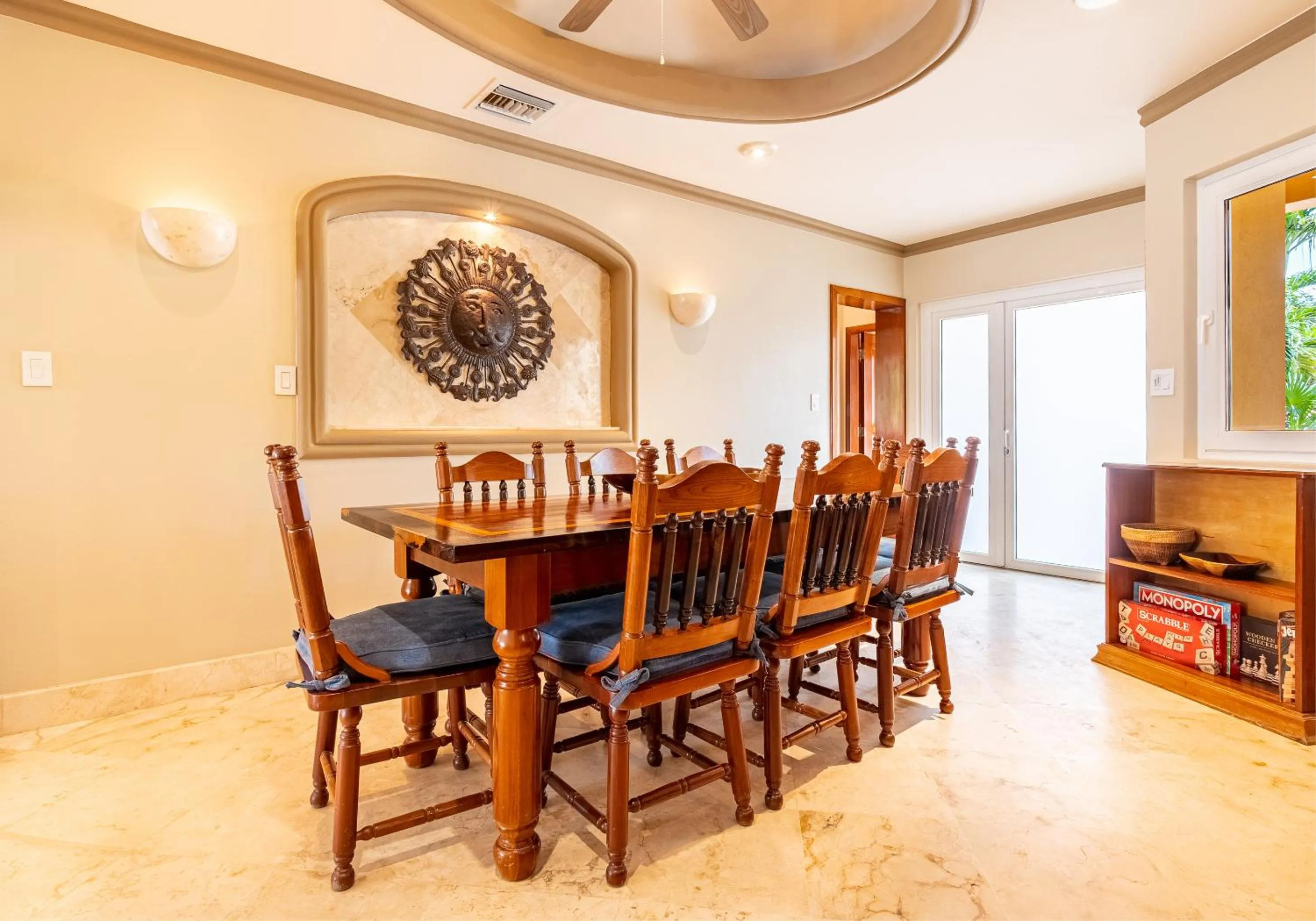 Dining area in Belizean Cove Estates Beachfront Villas
