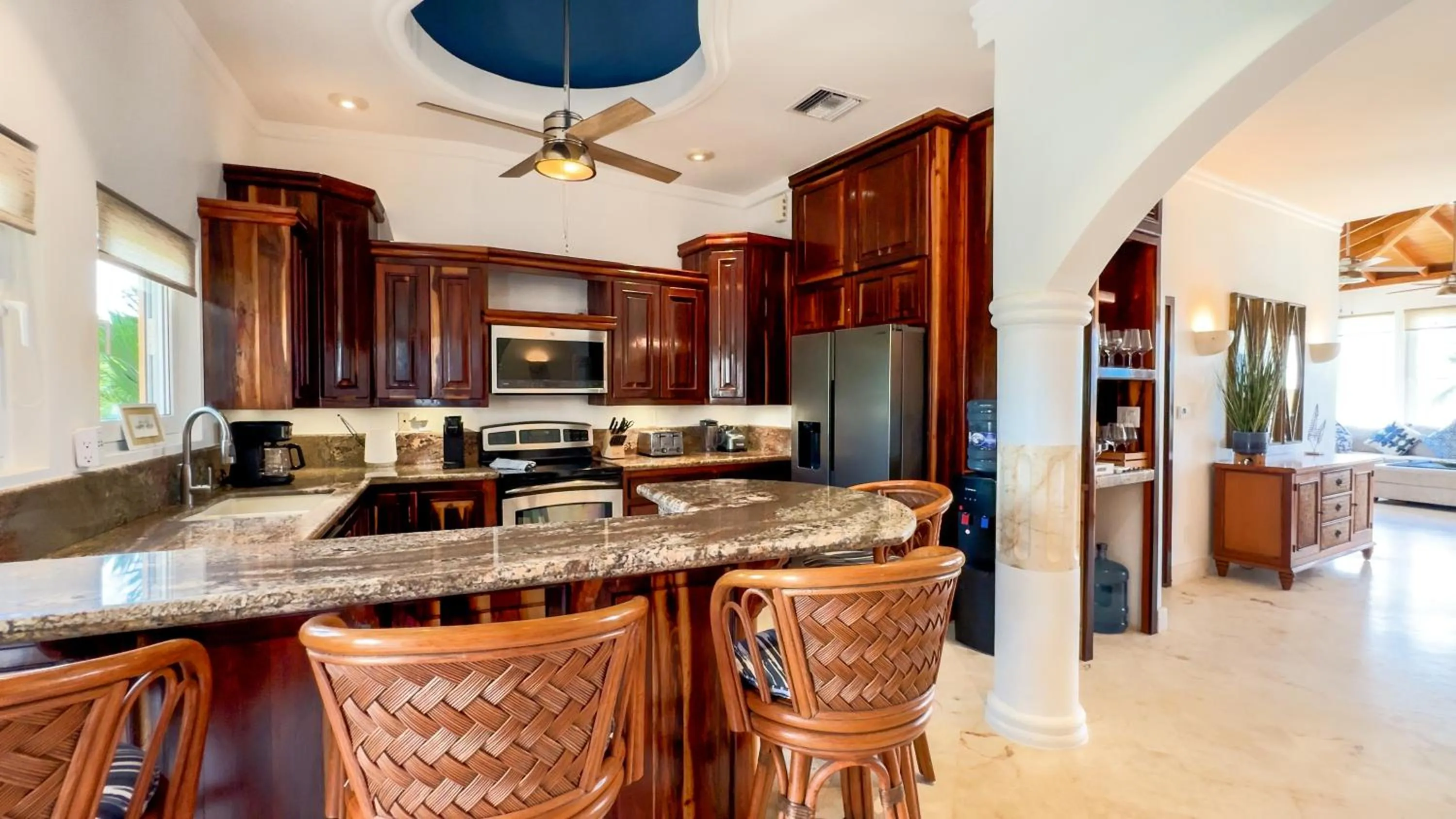 Kitchen or kitchenette in Belizean Cove Estates Beachfront Villas