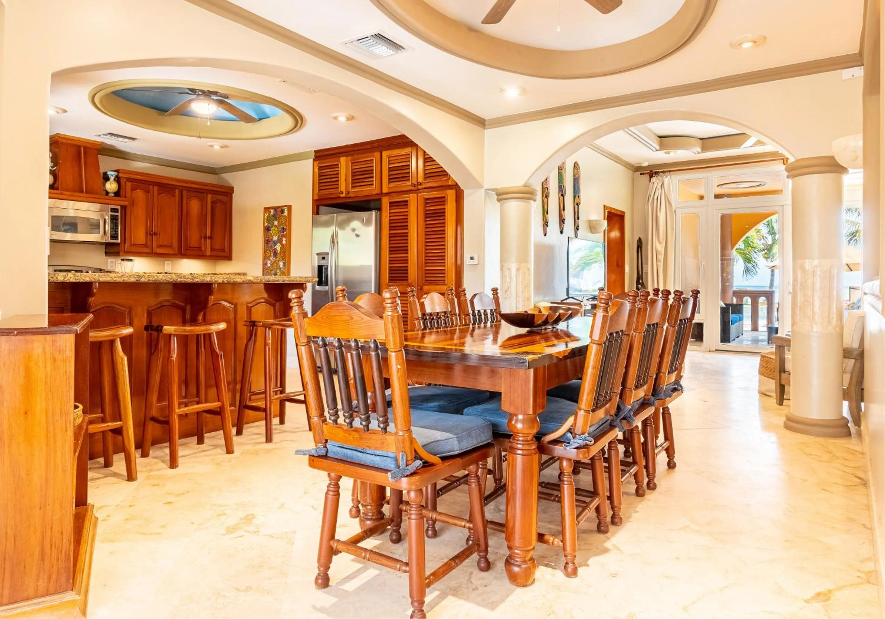 Kitchen or kitchenette in Belizean Cove Estates Beachfront Villas
