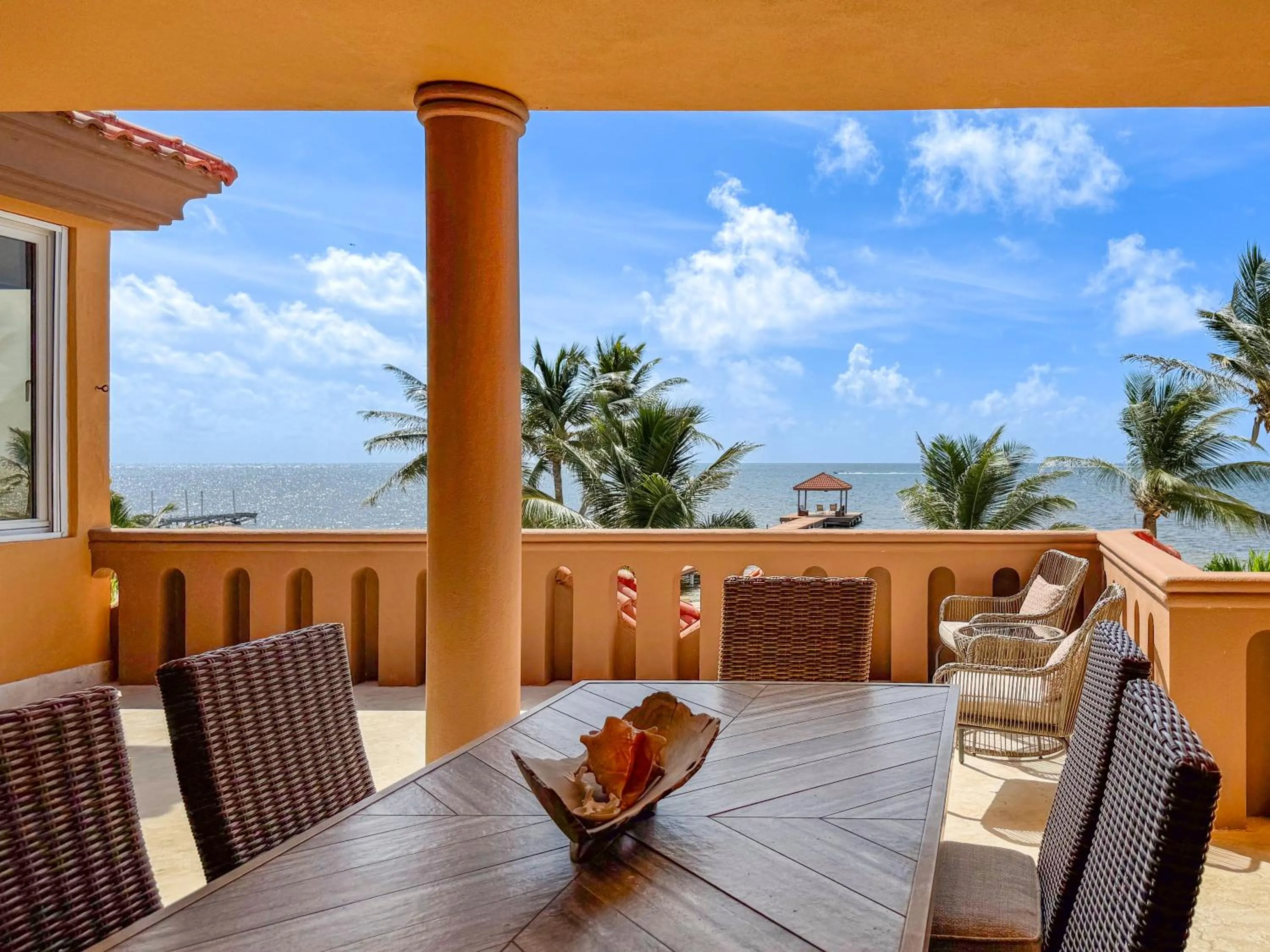 Balcony/Terrace in Belizean Cove Estates Beachfront Villas
