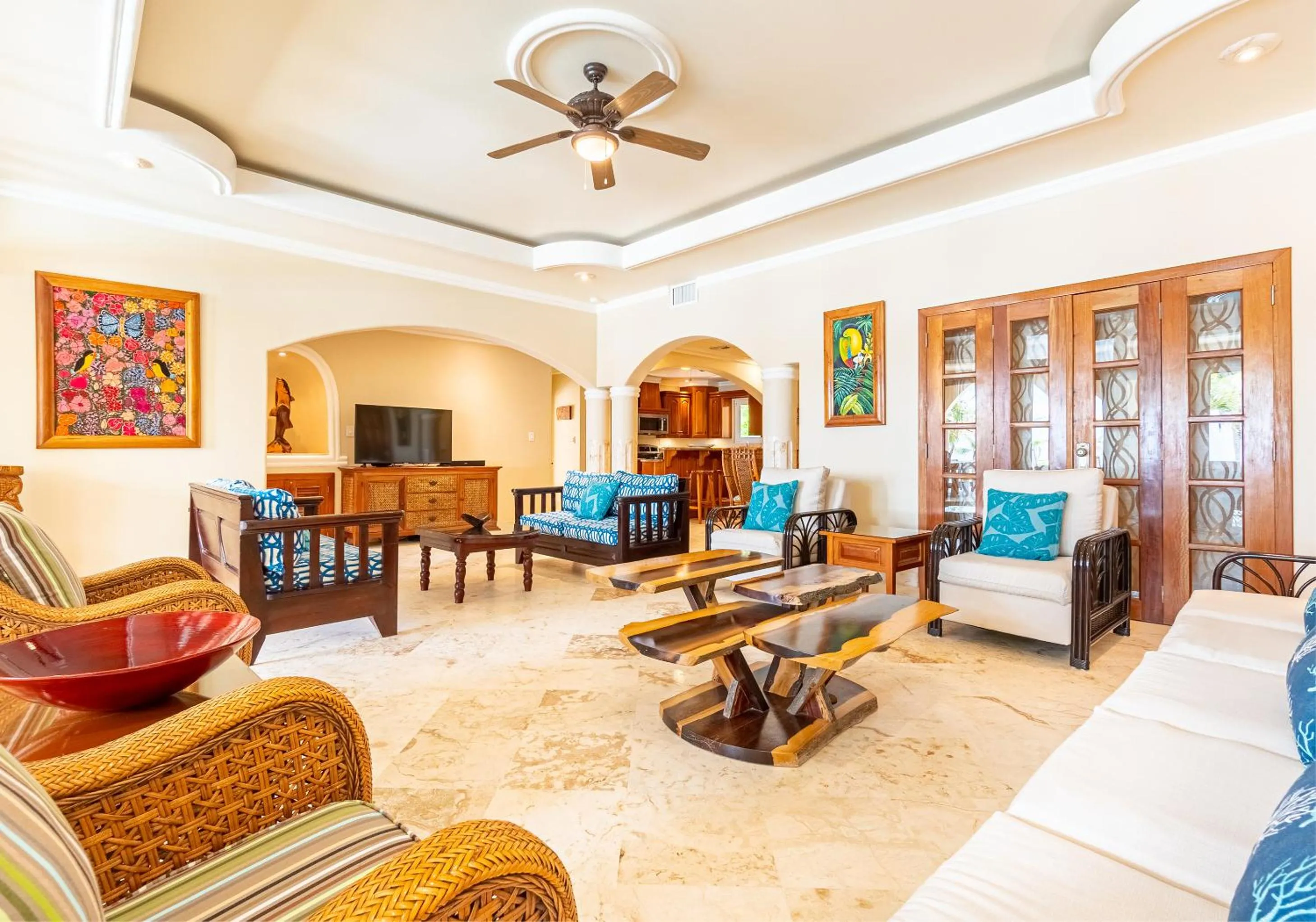 TV and multimedia in Belizean Cove Estates Beachfront Villas
