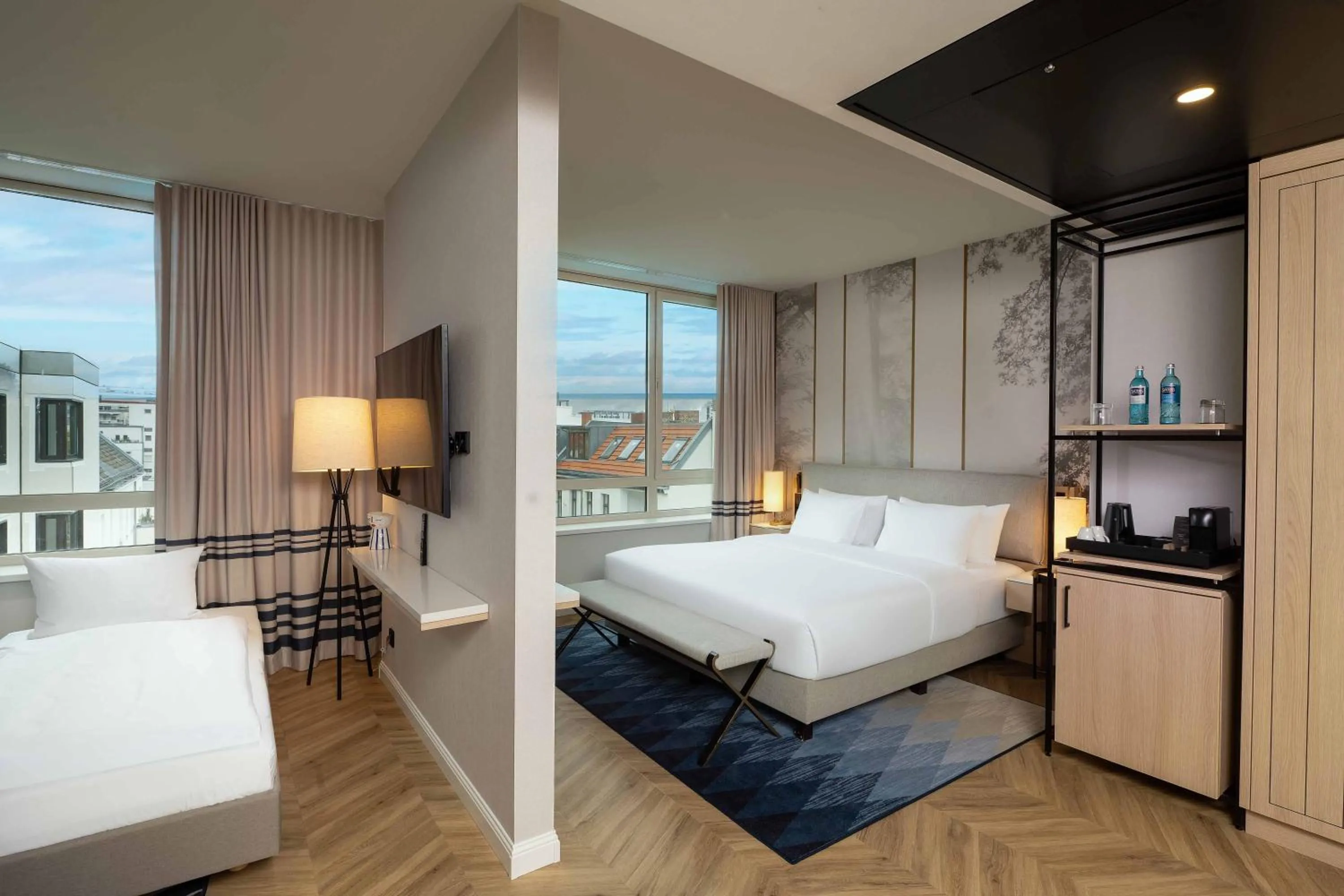 Bed in DoubleTree by Hilton Berlin Ku'damm