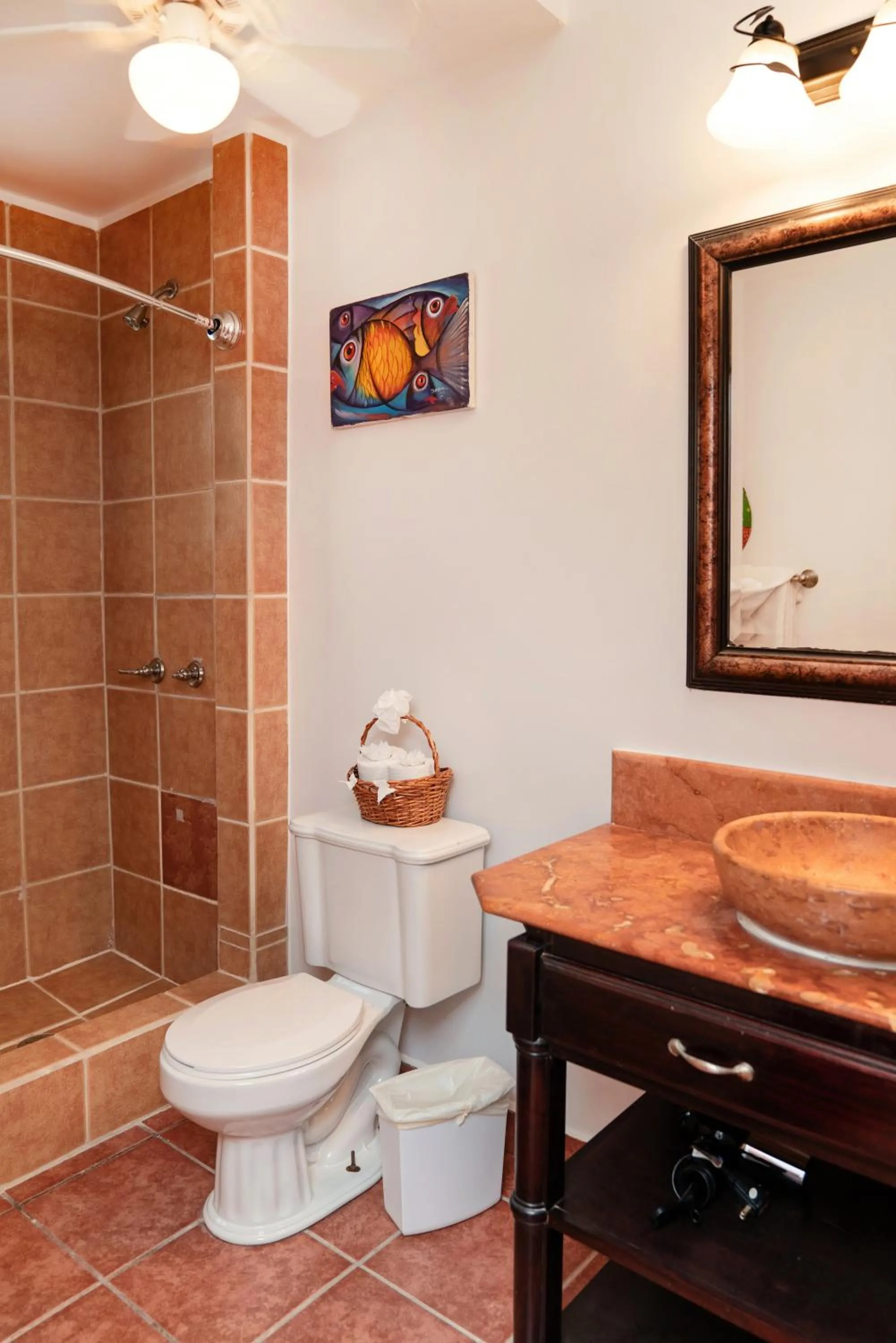 Bathroom in X'tan Ha- The Waterfront