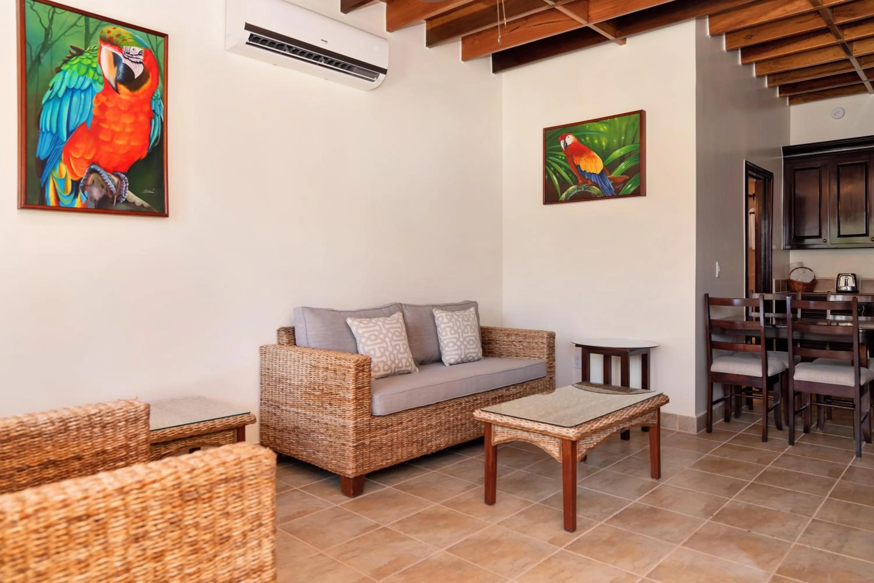 Living room in X'tan Ha- The Waterfront