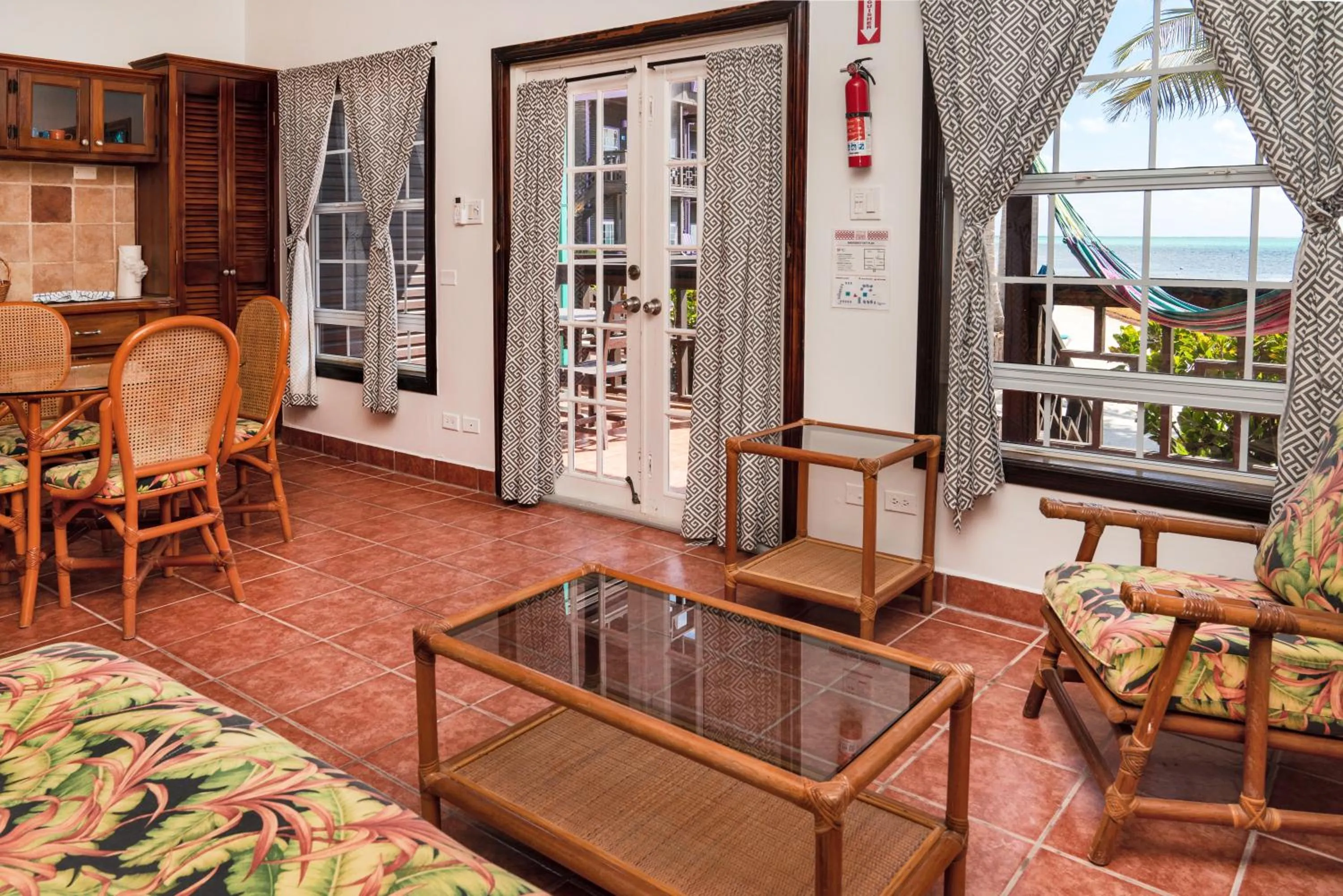 Living room in X'tan Ha- The Waterfront