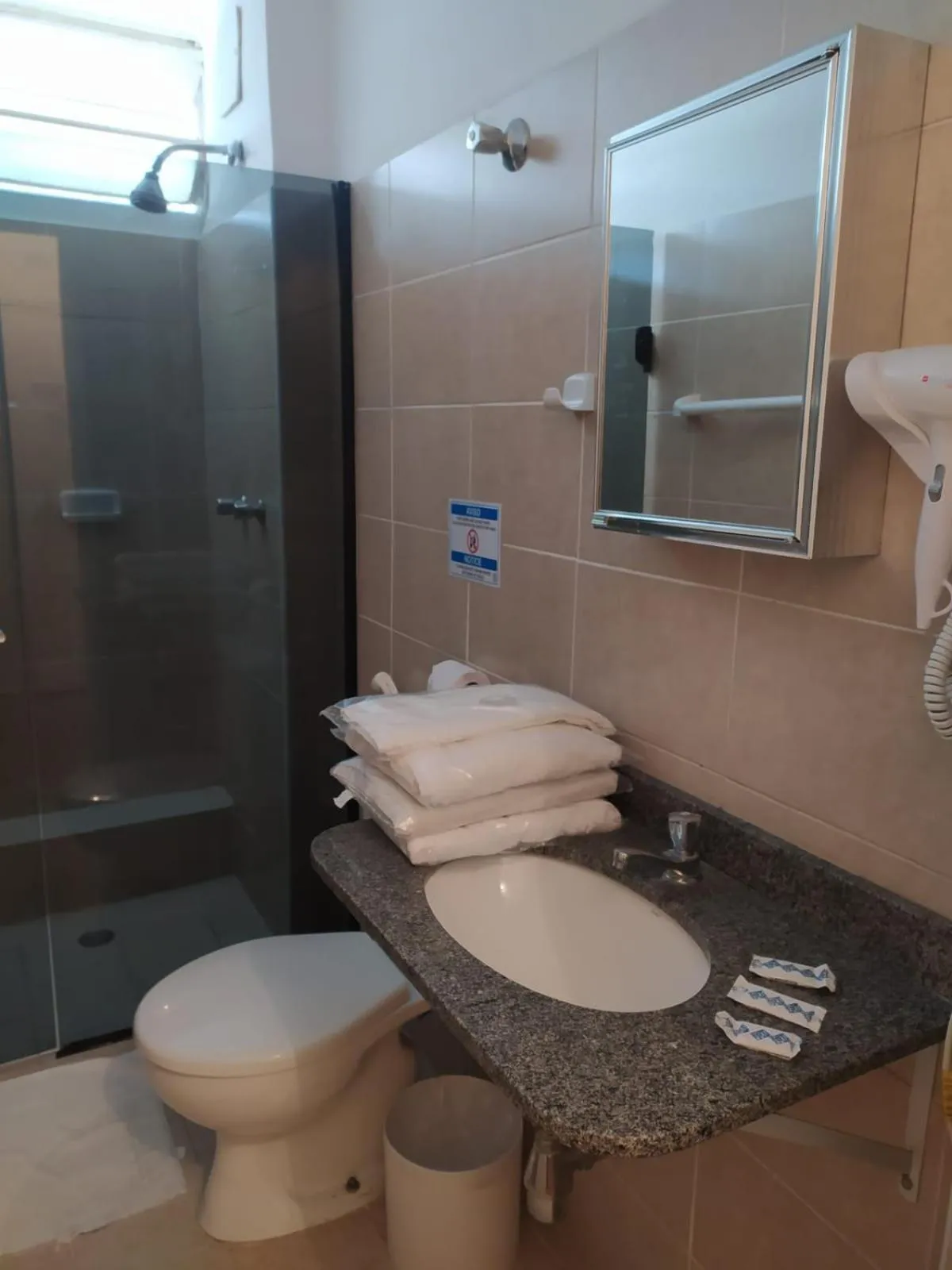 Shower in Dublin Hotel