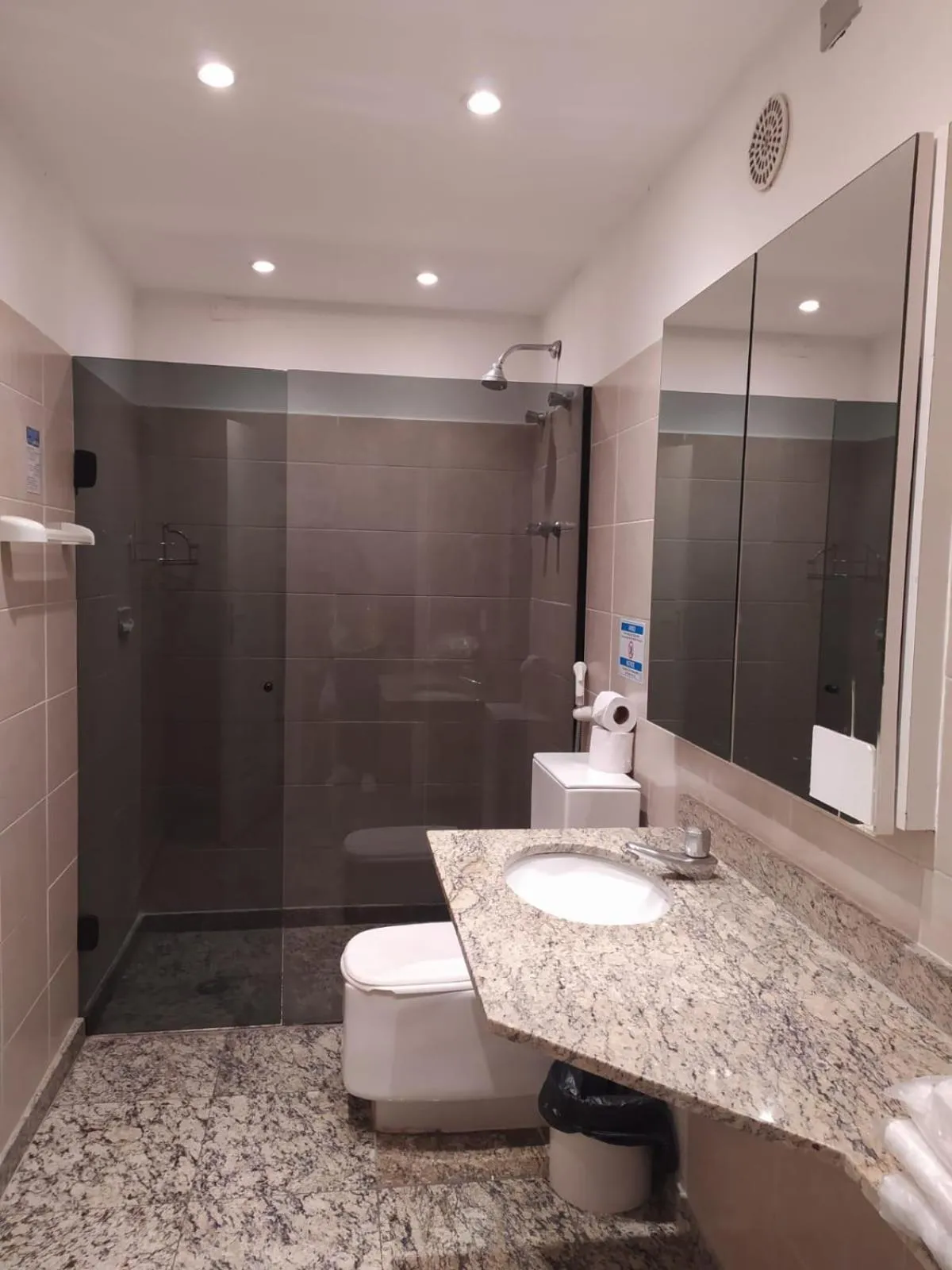 Shower in Dublin Hotel