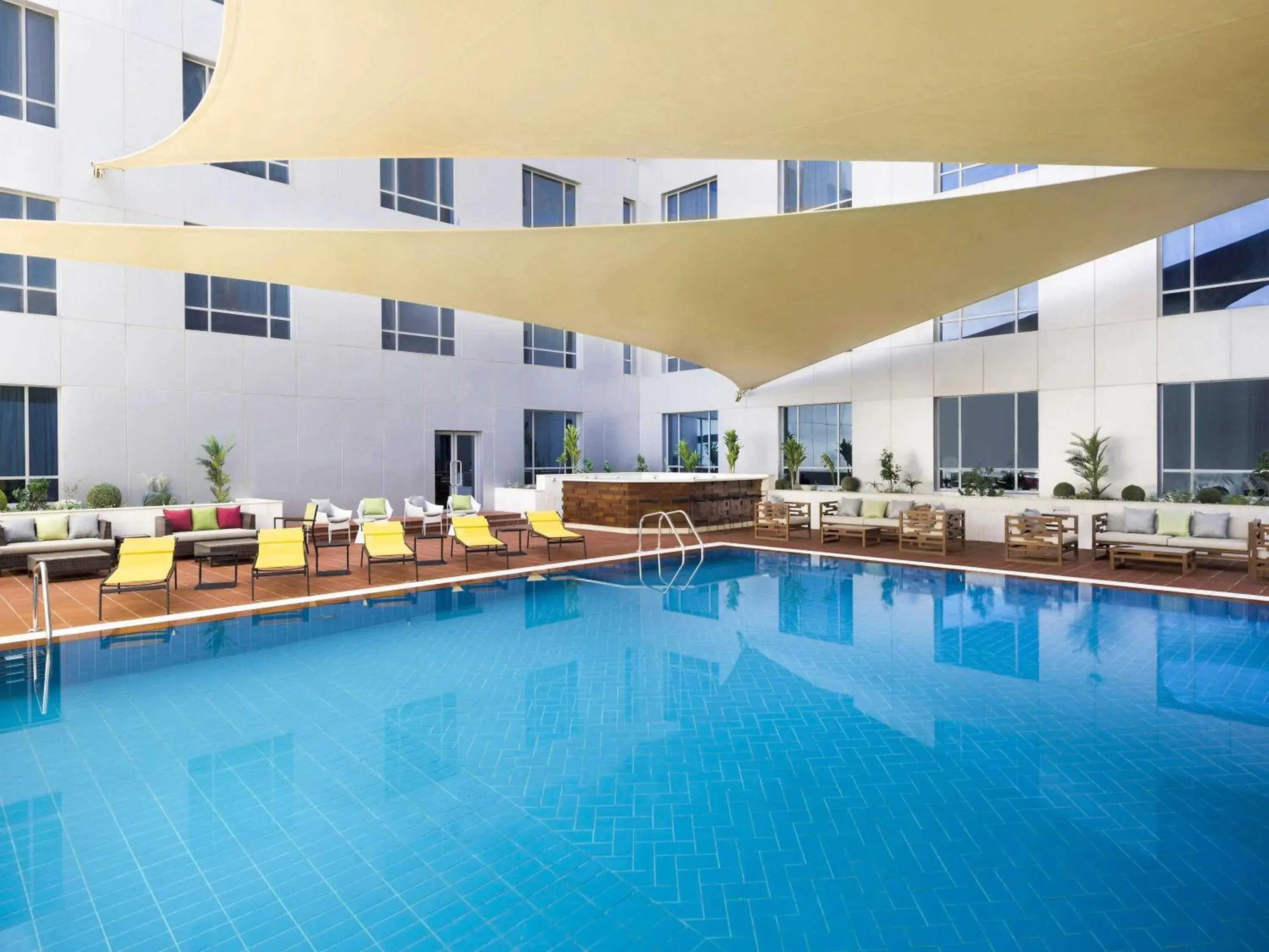 Pool view in Adagio Jeddah City Center Pool view in Adagio Jeddah City Center