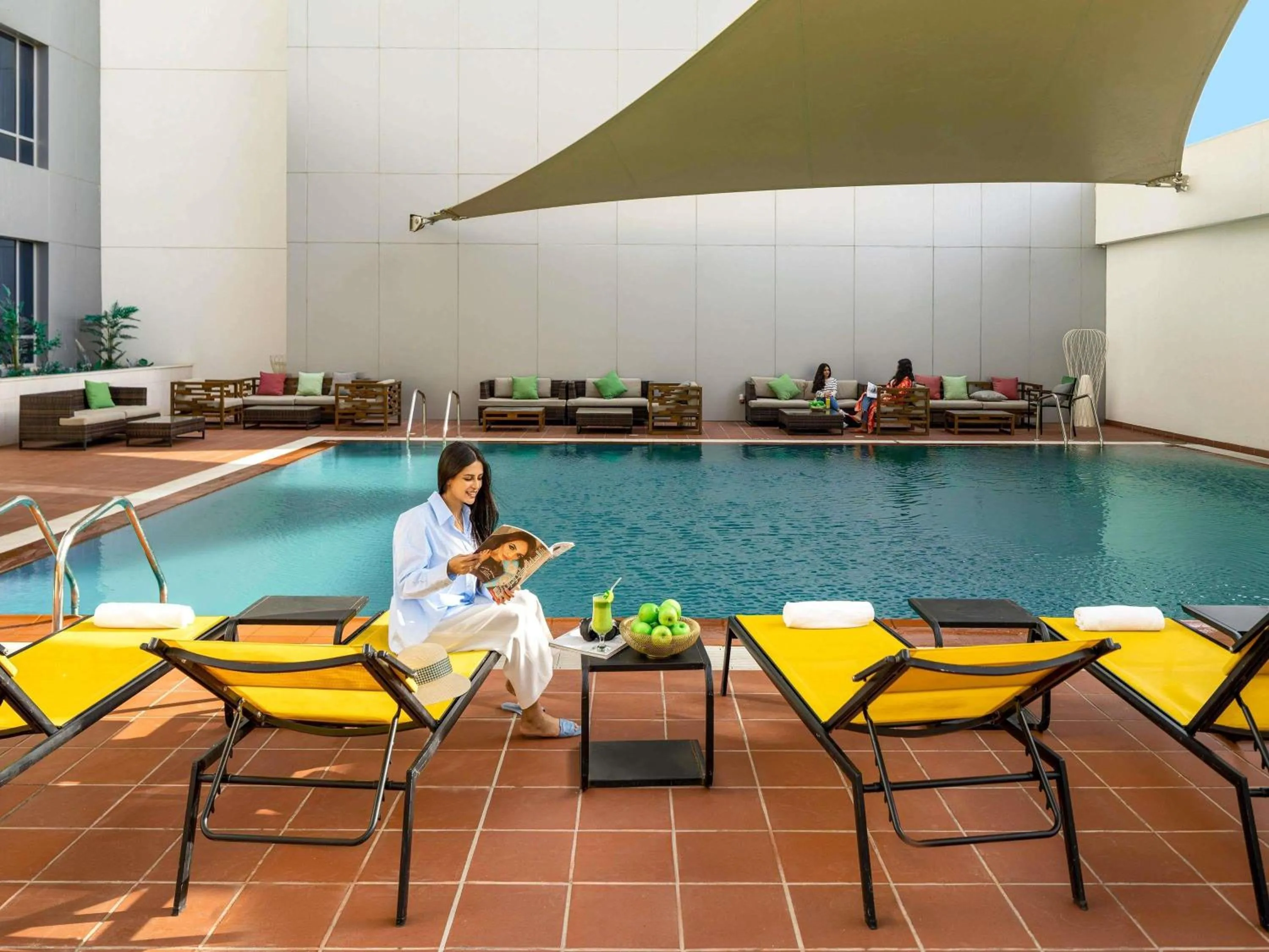 Pool view in Adagio Jeddah City Center