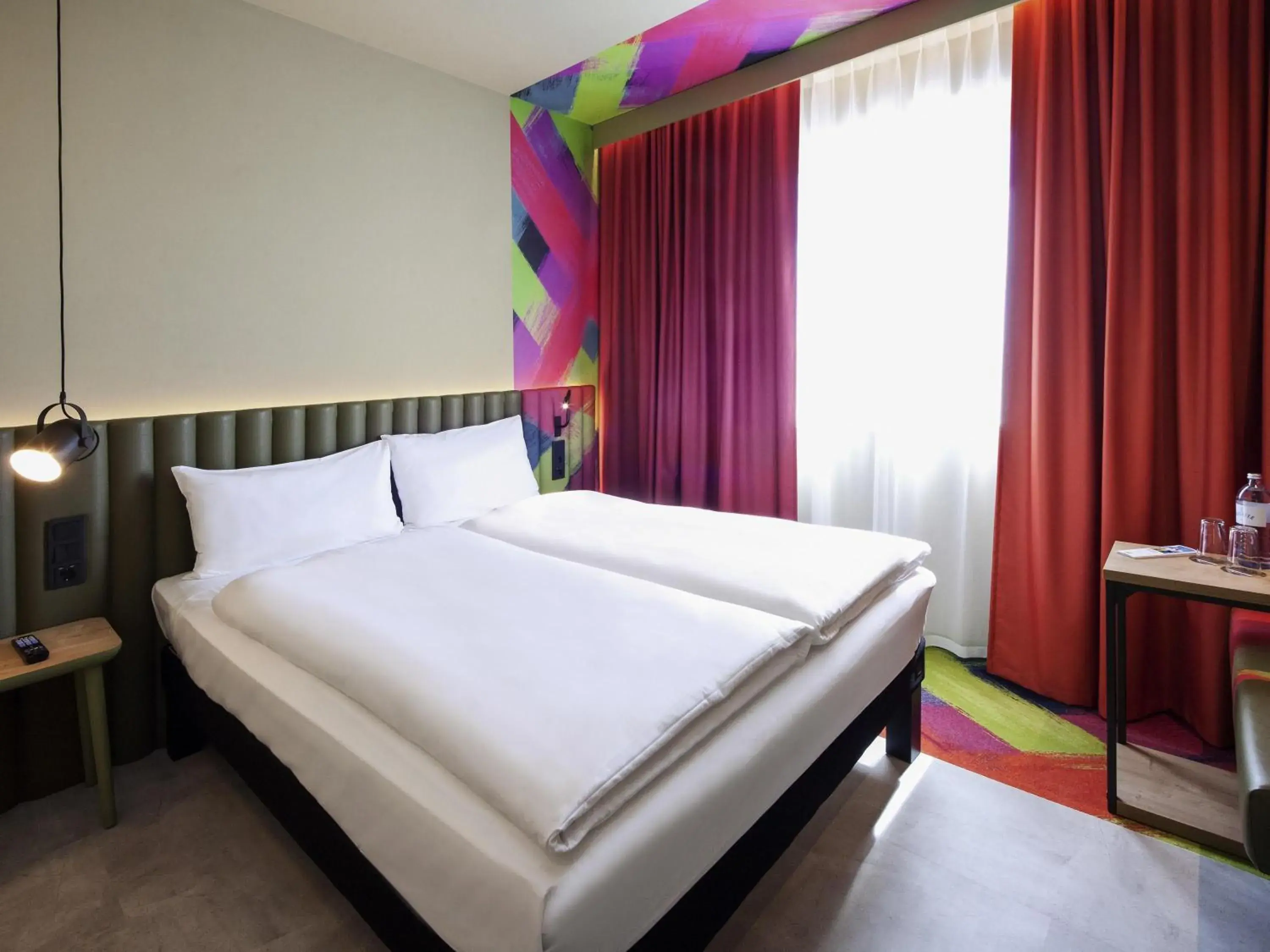 Bedroom, Bed in ibis Styles Parndorf Neusiedler See Bedroom, Bed in ibis Styles Parndorf Neusiedler See
