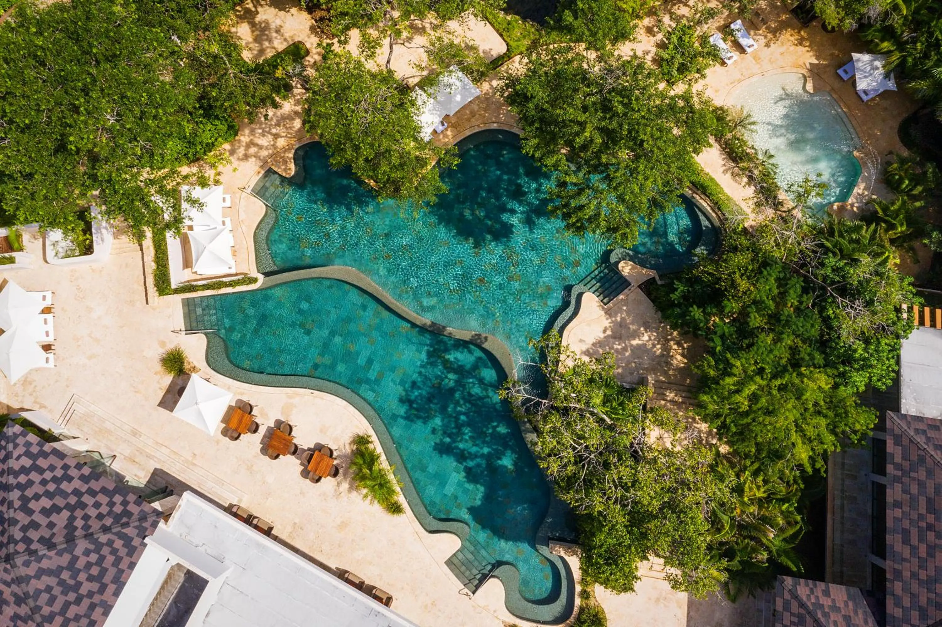 Bird's eye view in Fairmont Heritage Place Mayakoba