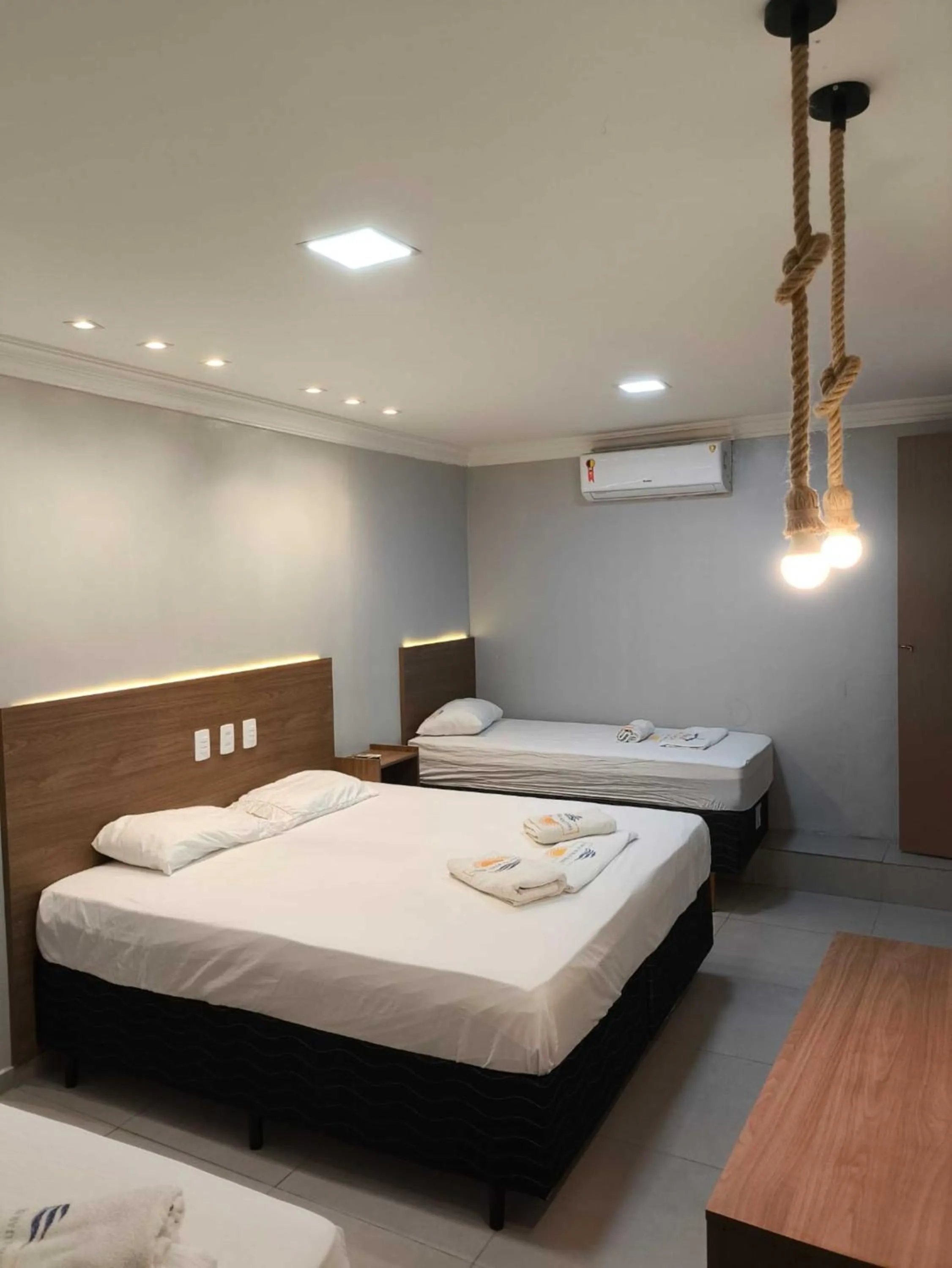 Bed in Hotel Luar de Itapua