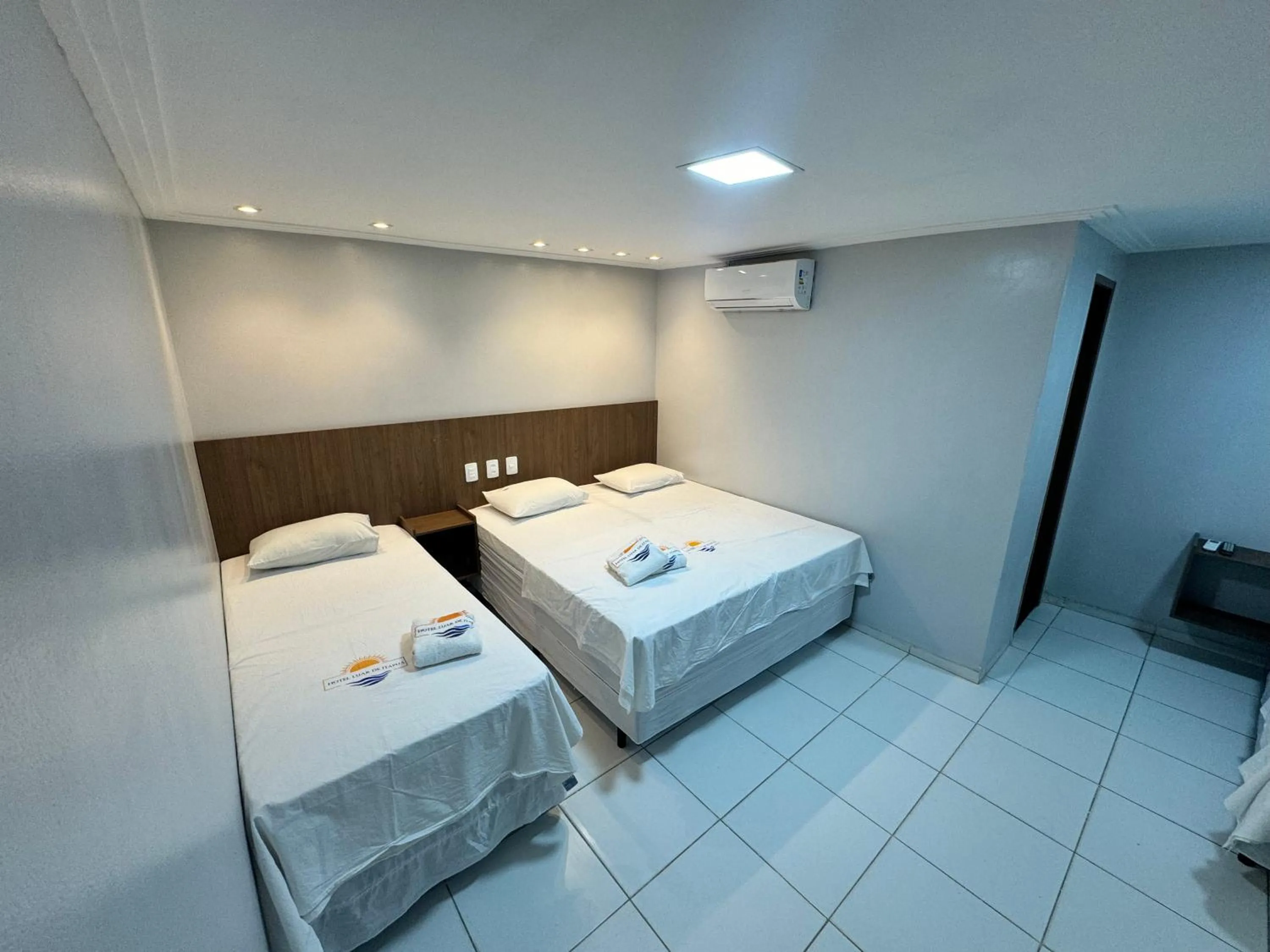 Bed in Hotel Luar de Itapua