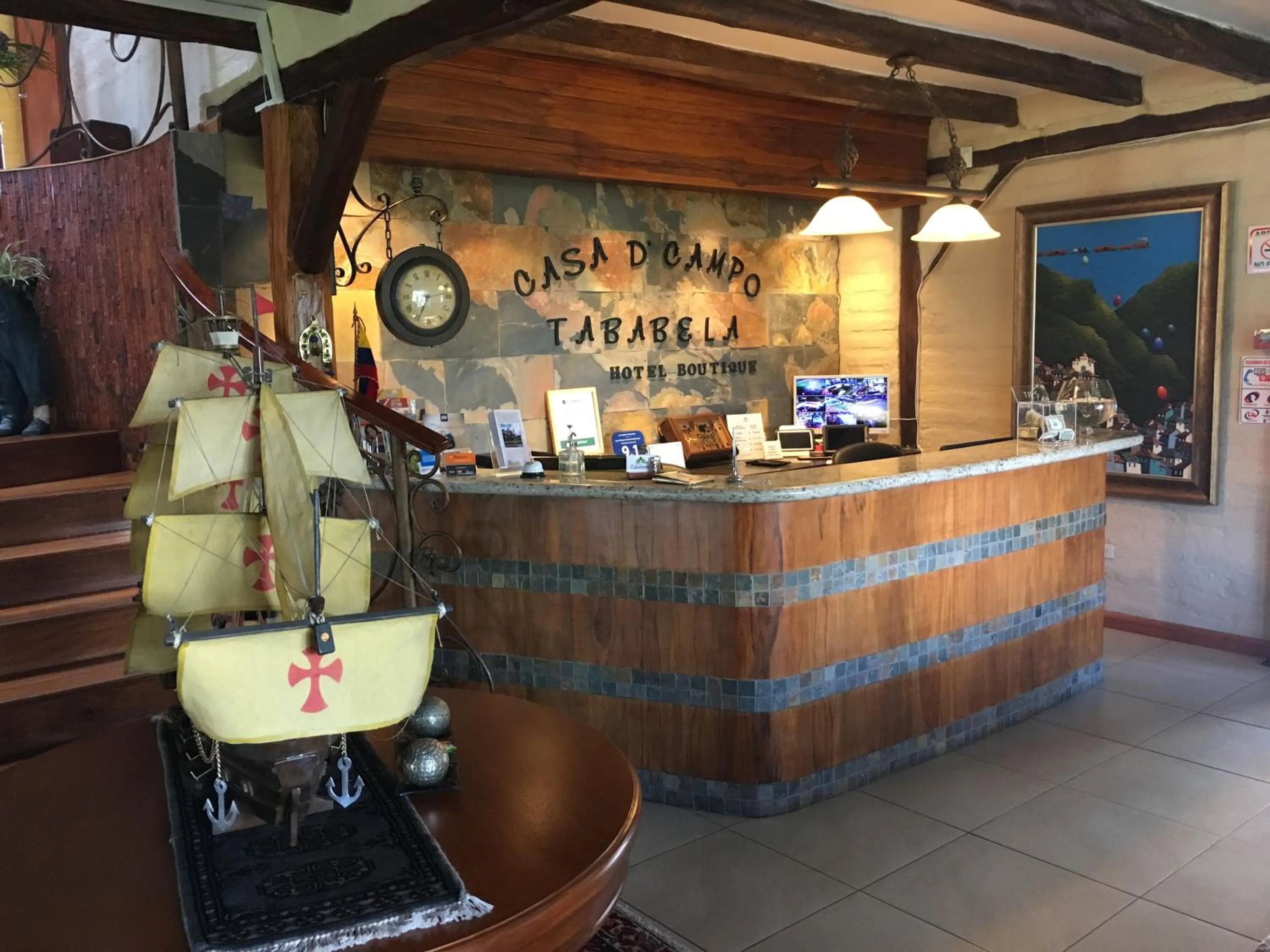 Lobby or reception in Casa d'Campo Tababela Hotel Boutique