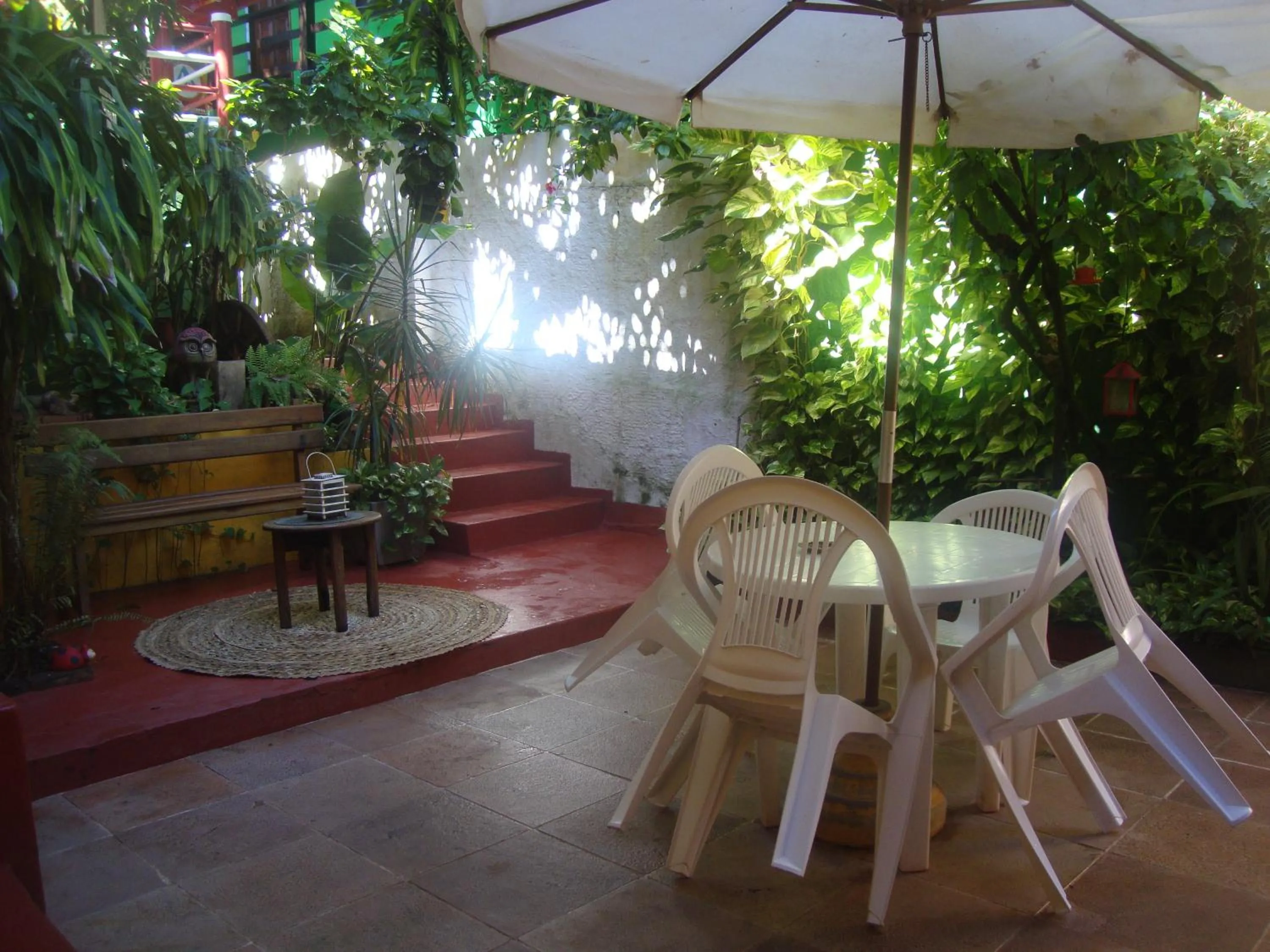 Patio in Pousada Caravelas