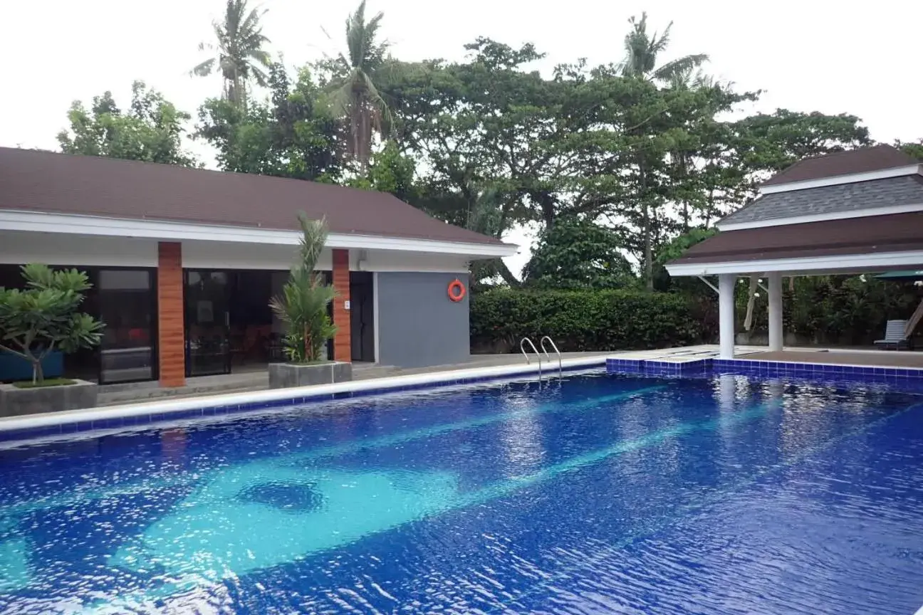 Pool view in Only Seed Resort 欧芮希度假酒店 Pool view in Only Seed Resort 欧芮希度假酒店