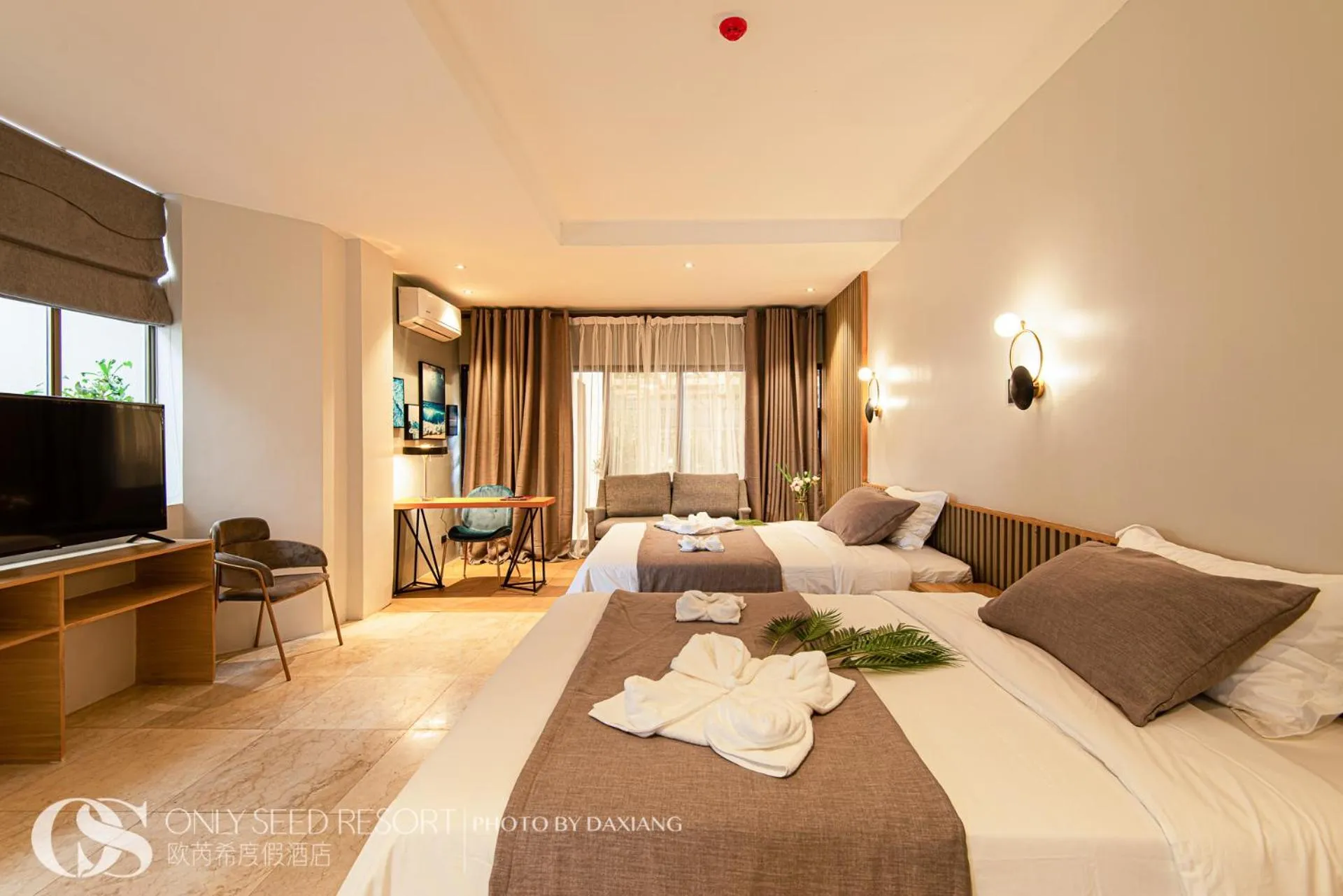 Photo of the whole room, Bed in Only Seed Resort 欧芮希度假酒店