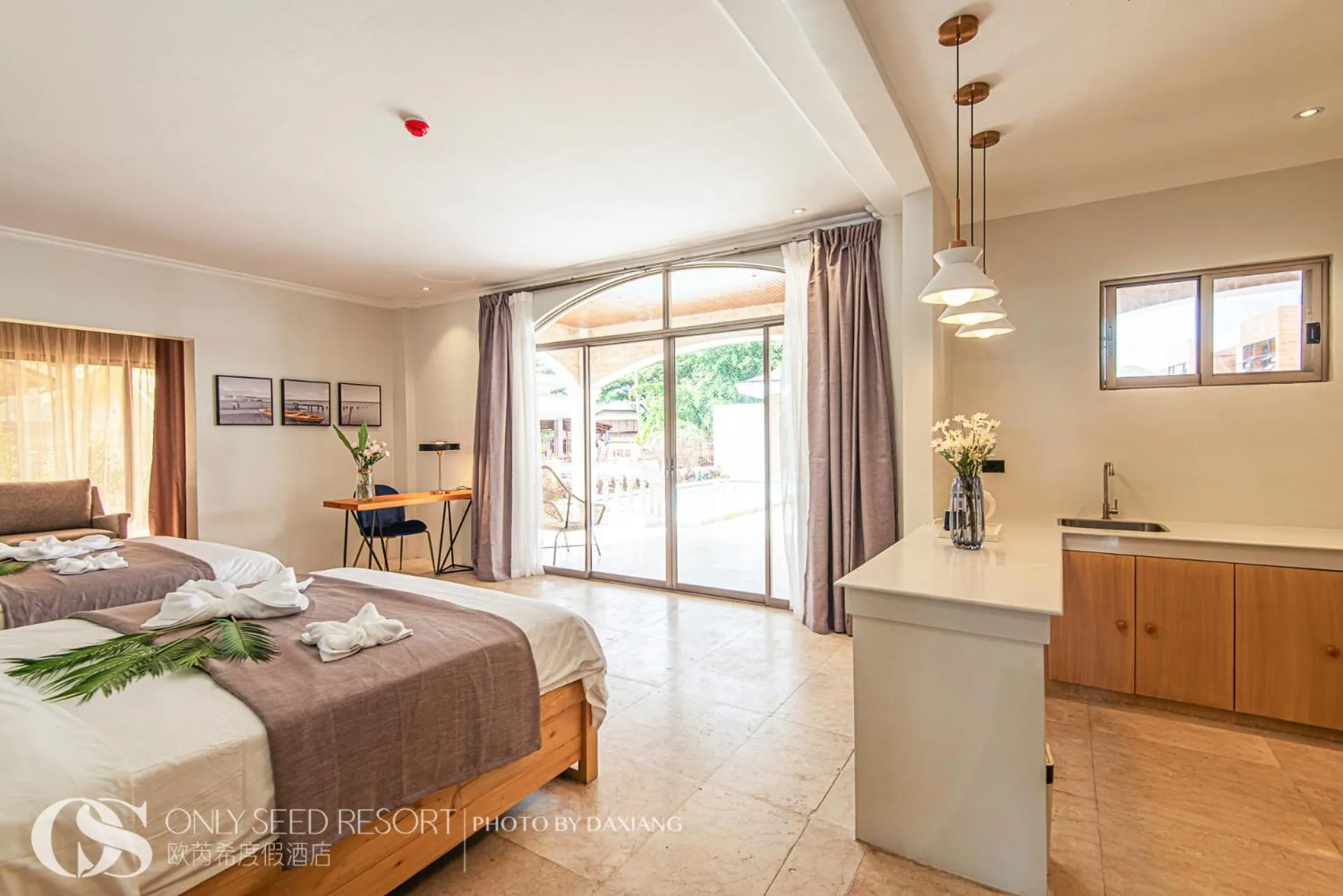 Photo of the whole room, Bed in Only Seed Resort 欧芮希度假酒店