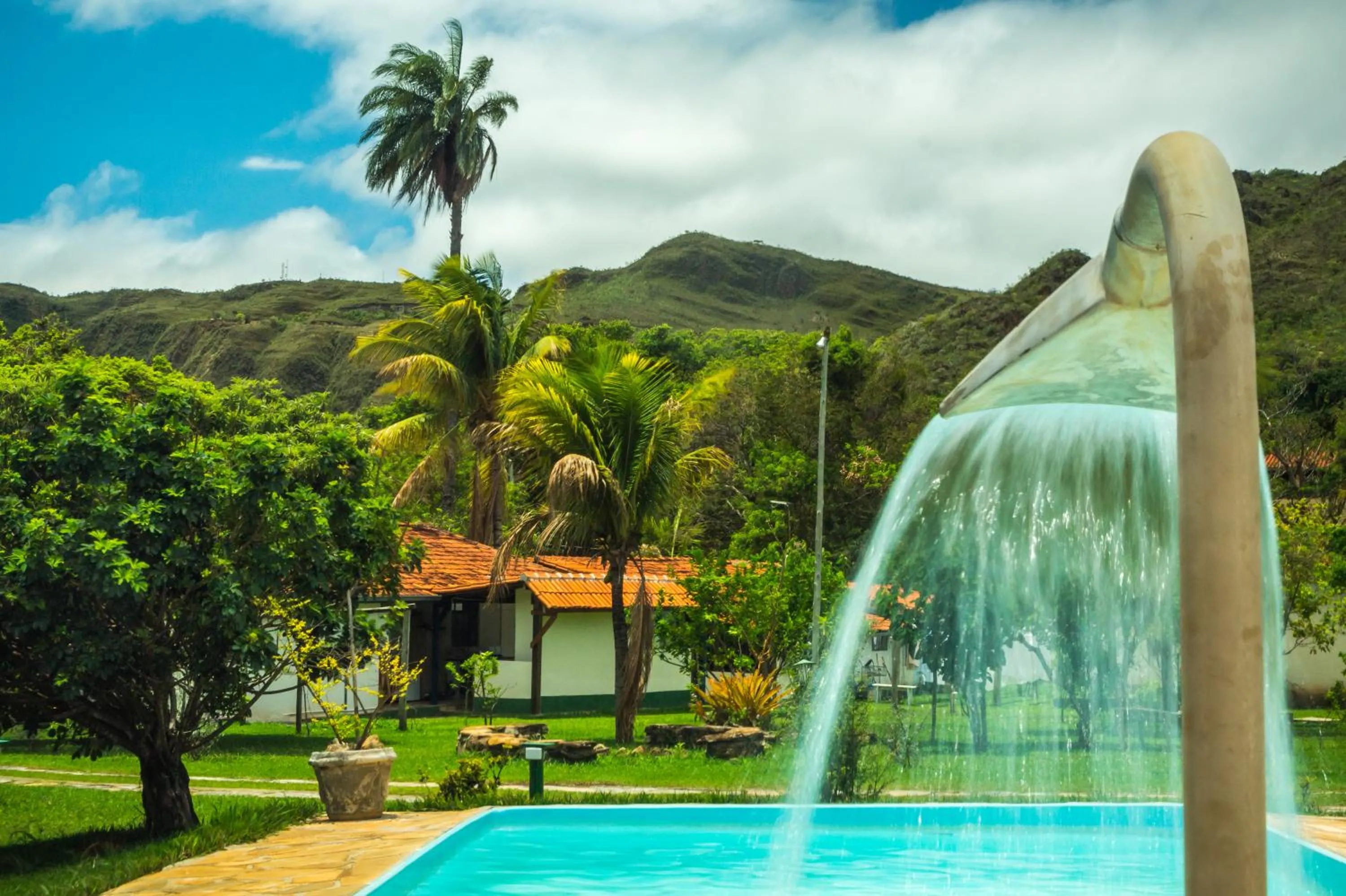 Garden view in Pousada Chão da Serra