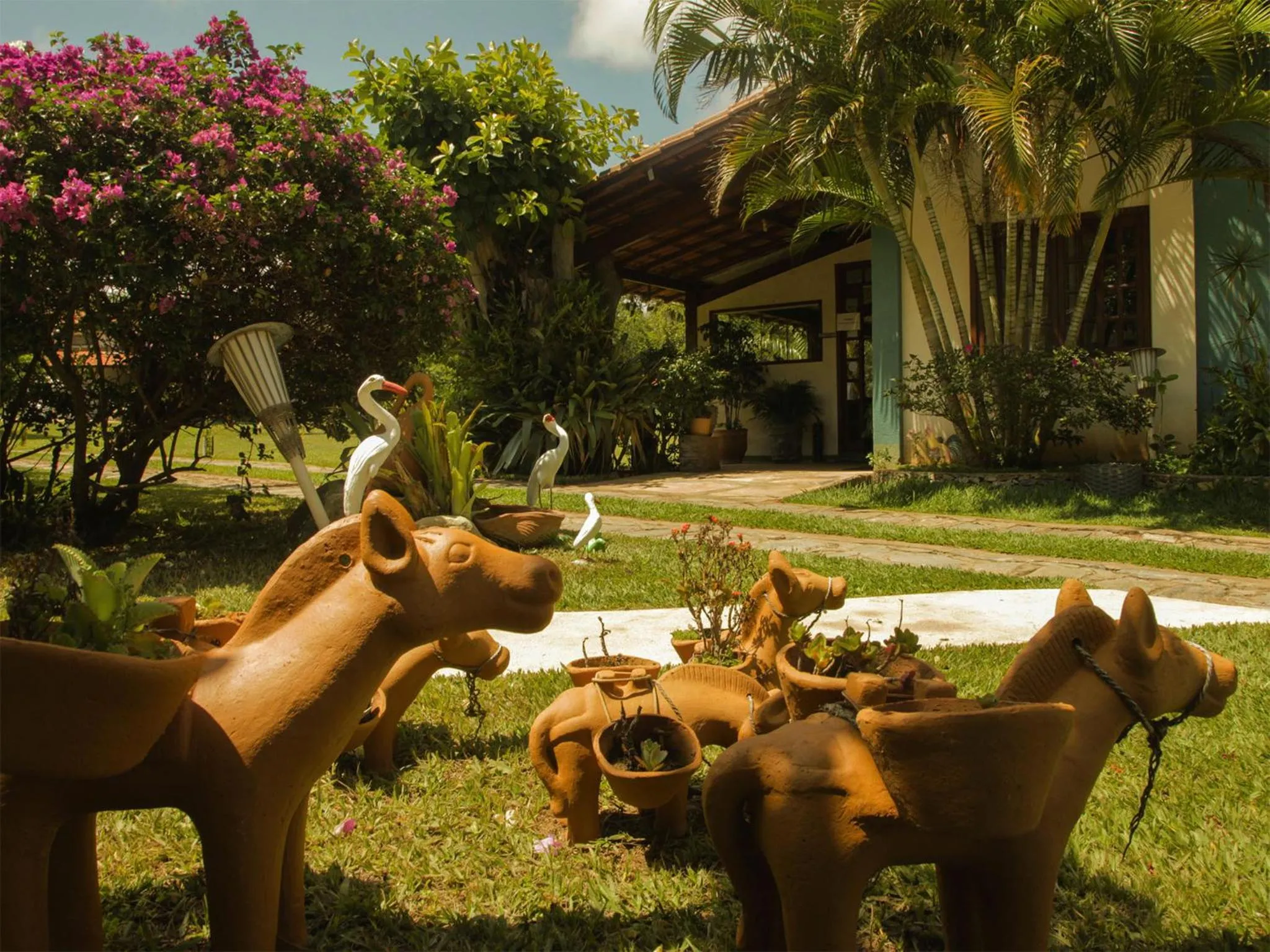 Garden in Pousada Chão da Serra