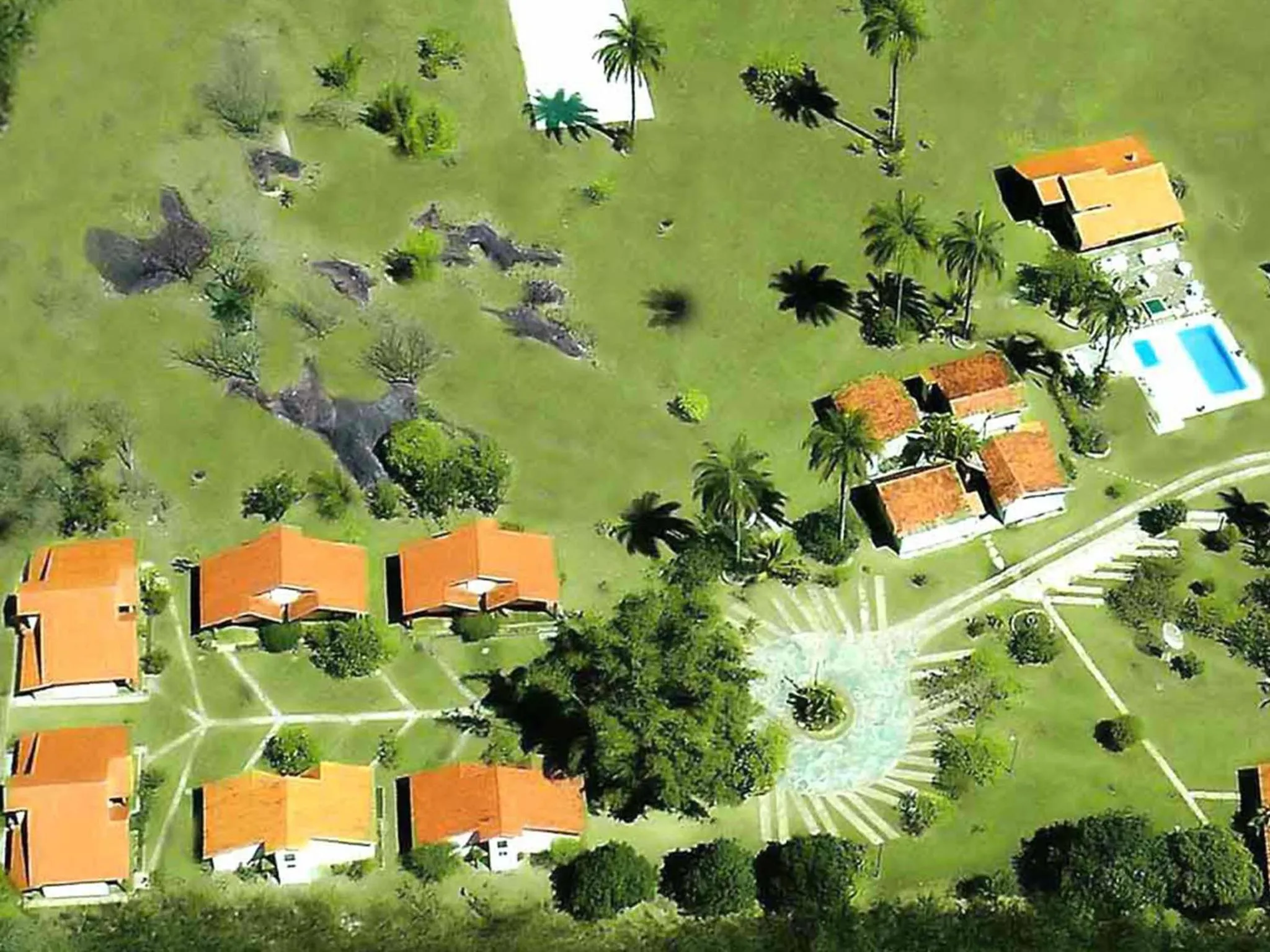 Bird's eye view in Pousada Chão da Serra