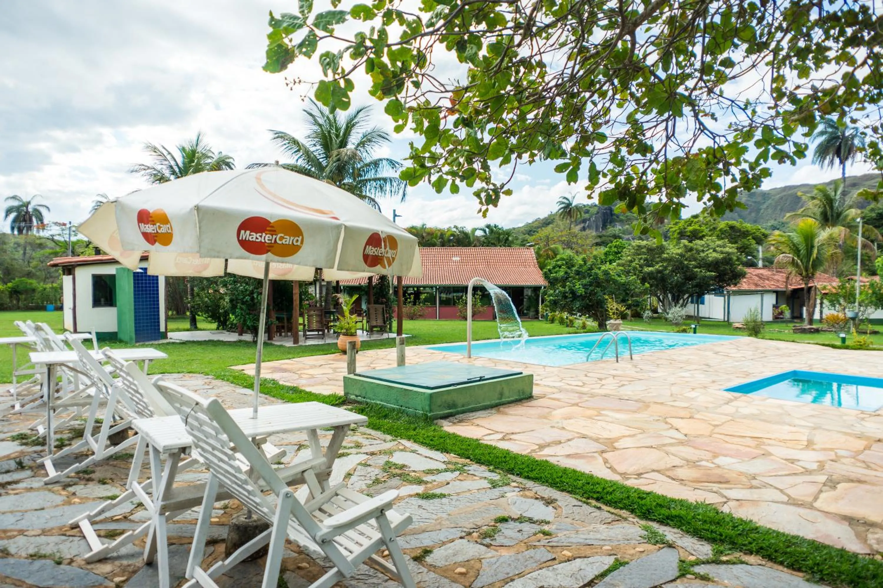 Garden view in Pousada Chão da Serra