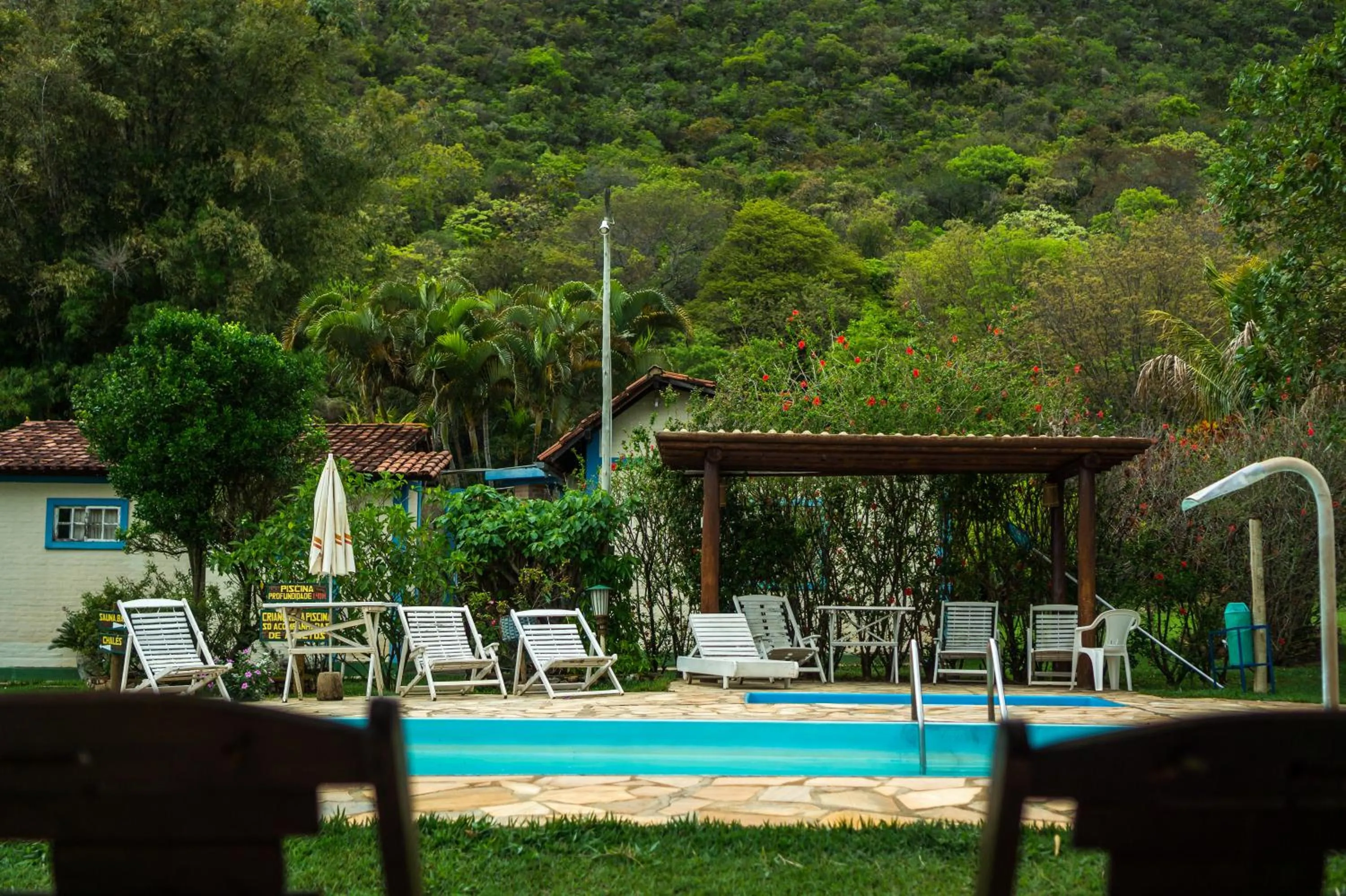 Garden view in Pousada Chão da Serra
