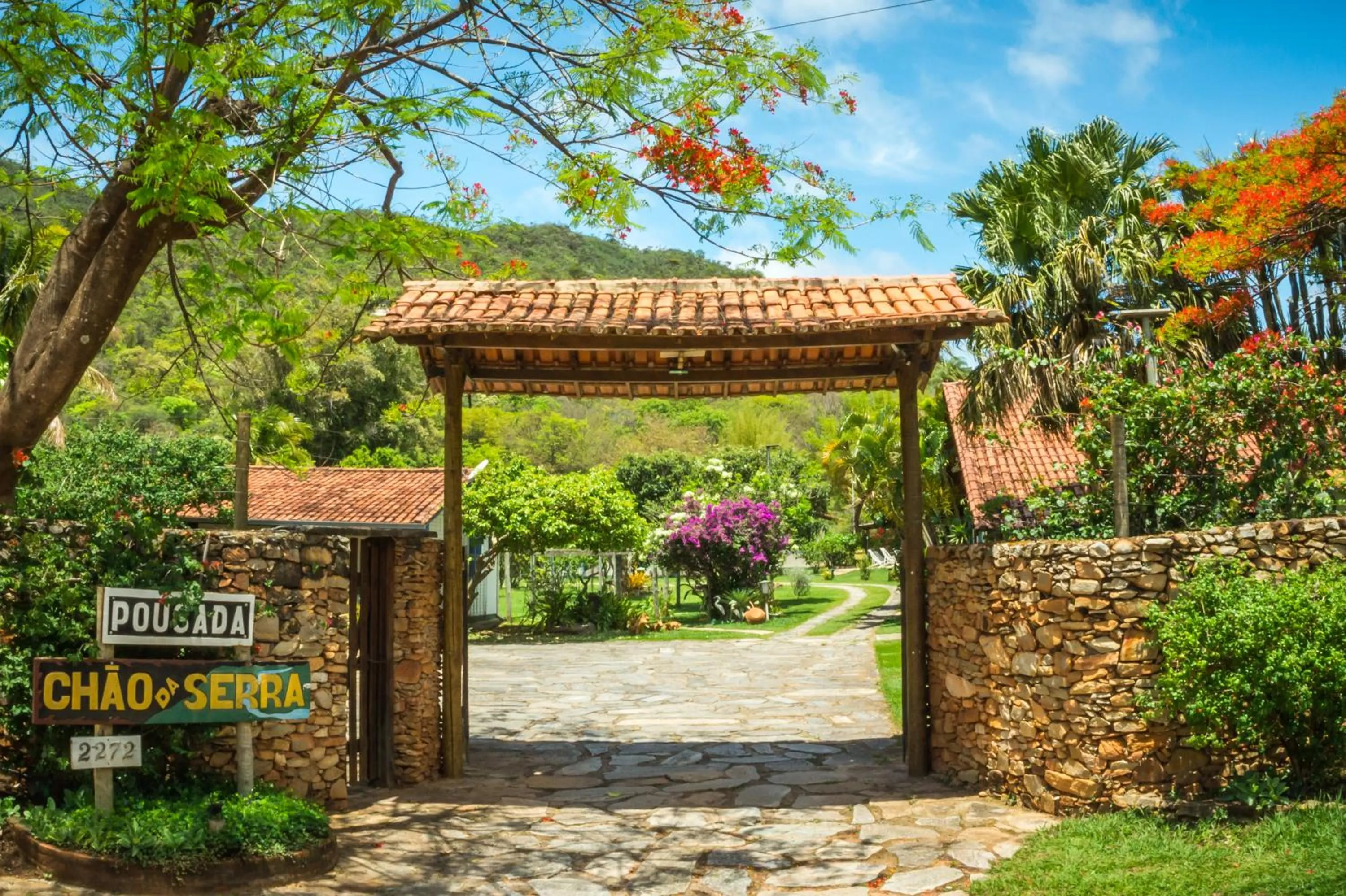 Facade/entrance in Pousada Chão da Serra