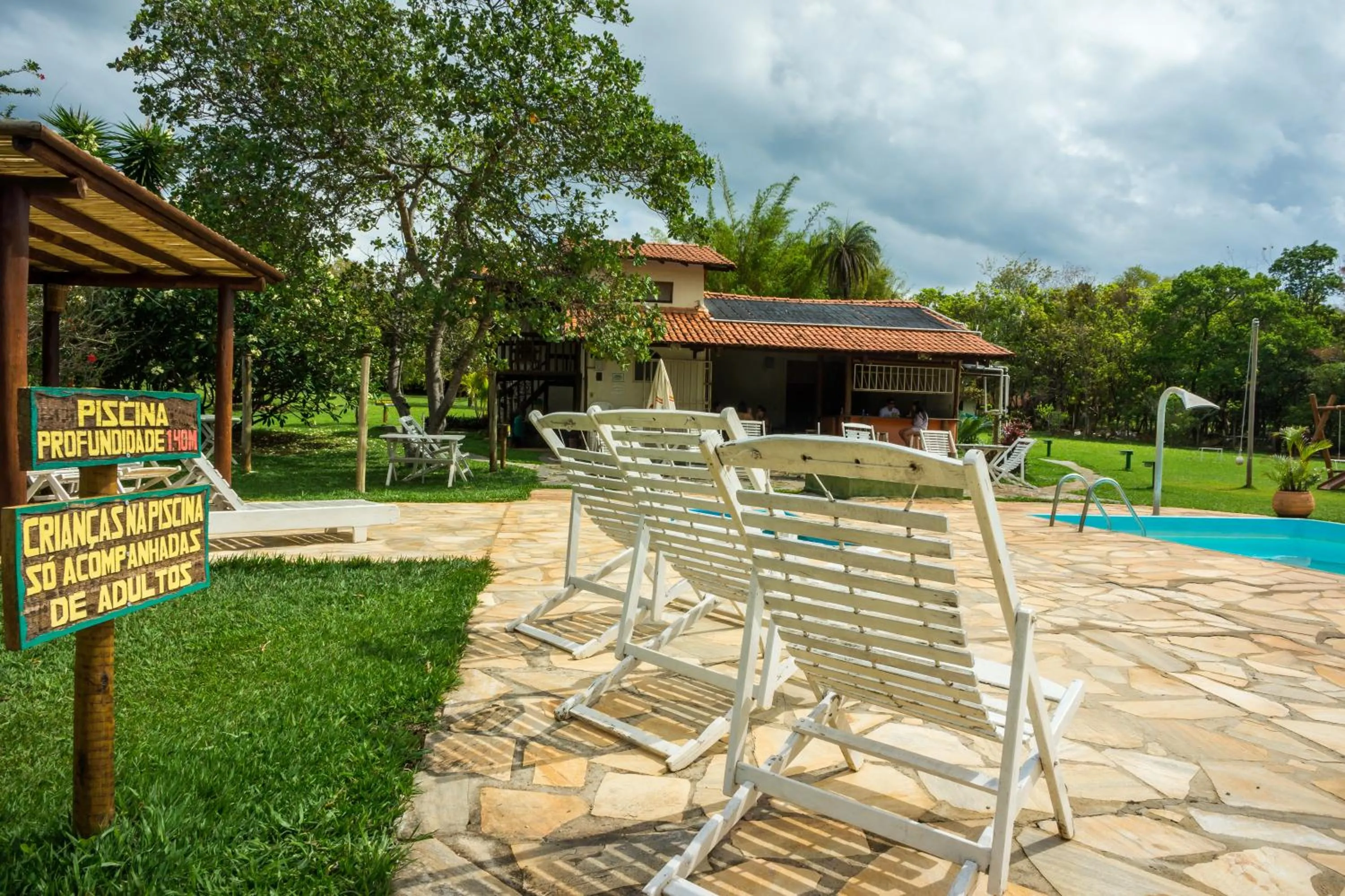 Garden view in Pousada Chão da Serra