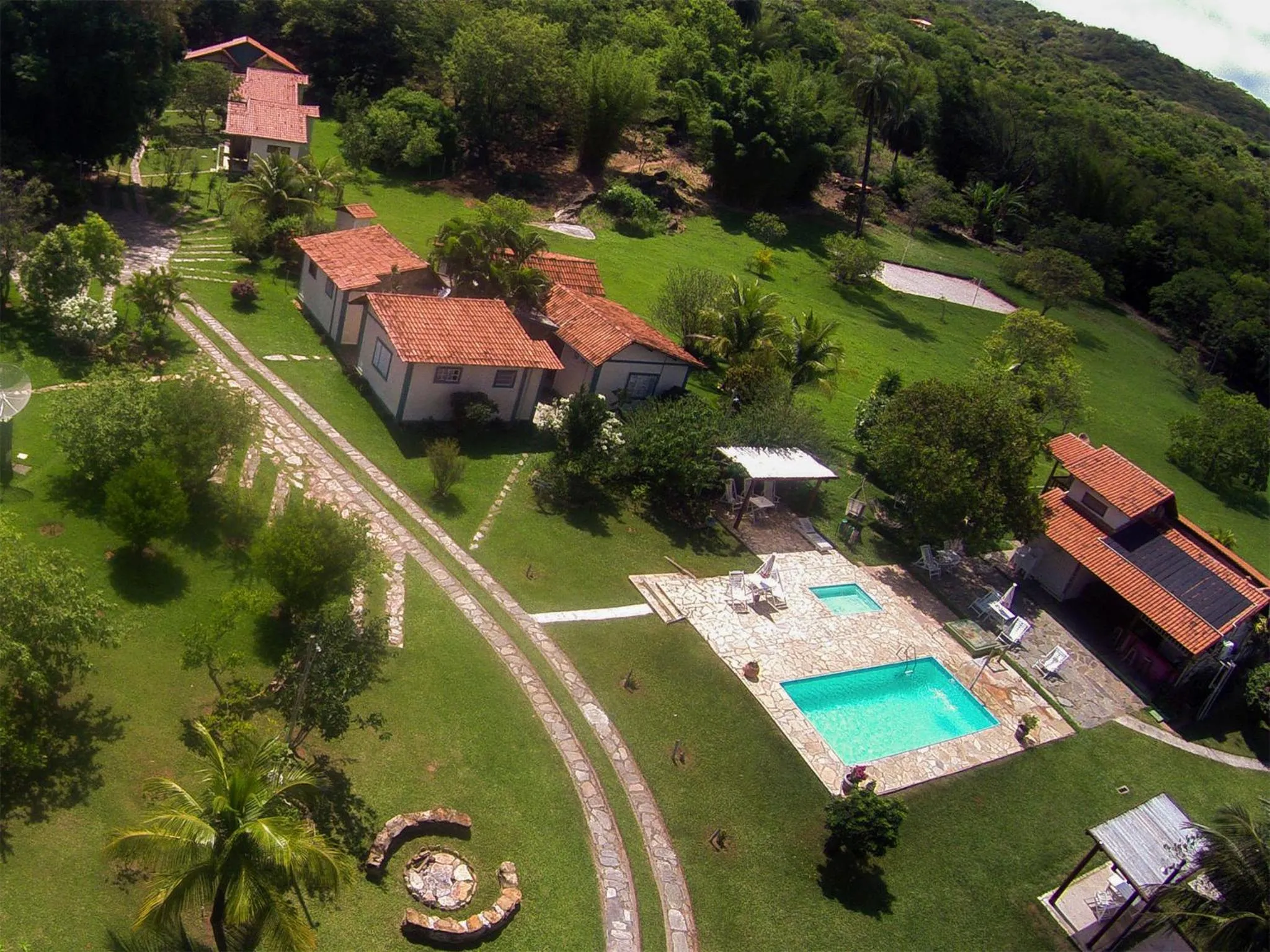 Bird's eye view in Pousada Chão da Serra
