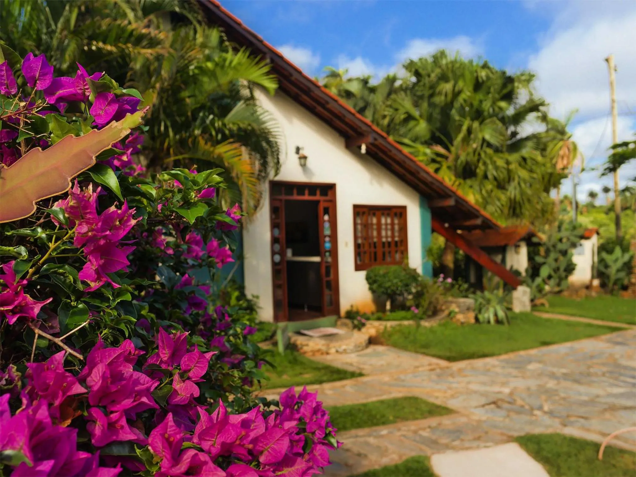 Garden in Pousada Chão da Serra